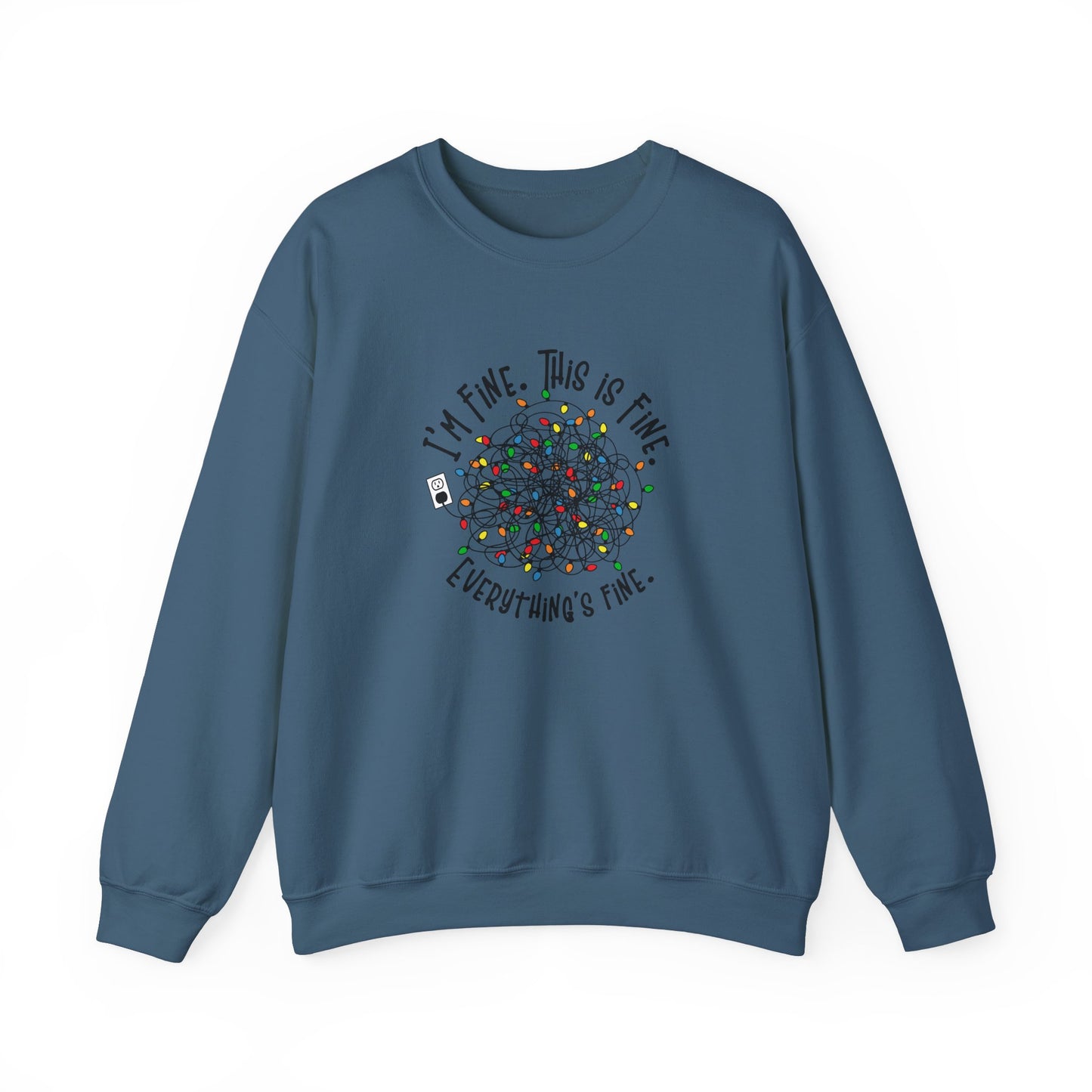 "Im Fine, This Is Fine" Crewneck Sweatshirt