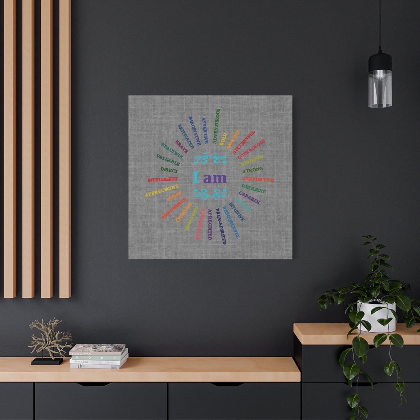 I AM - Empowering Suicide Prevention Awareness Canvas