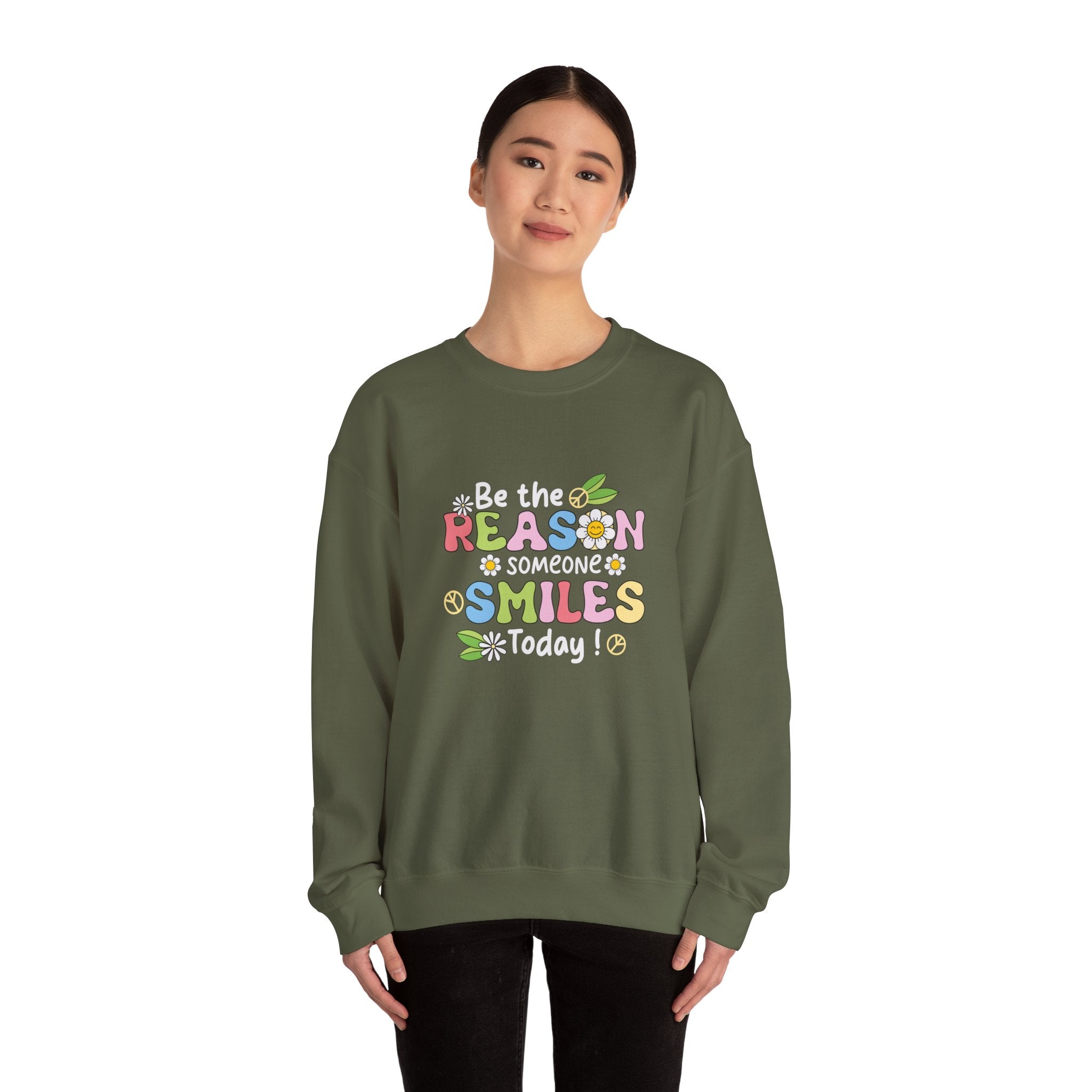 Be the Reason Someone Smiles Today Crewneck Sweatshirt