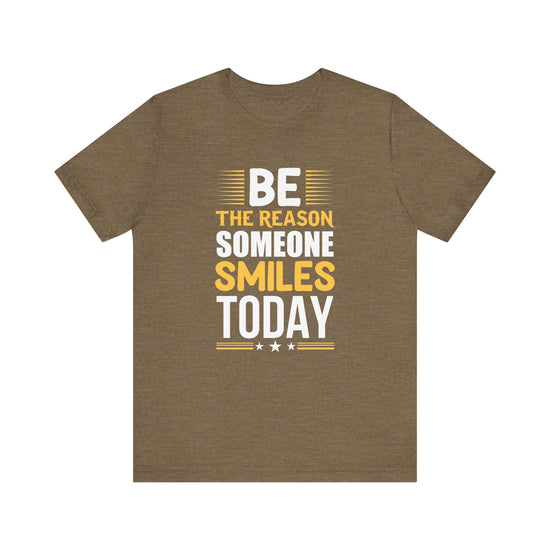 Be The Reason Someone Smiles Today Jersey Tee