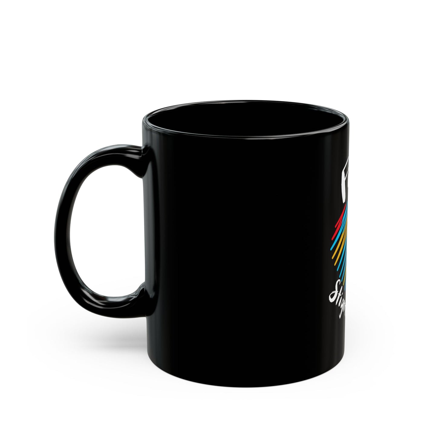 Fight the Stigma - Suicide Prevention Awareness Black Mug