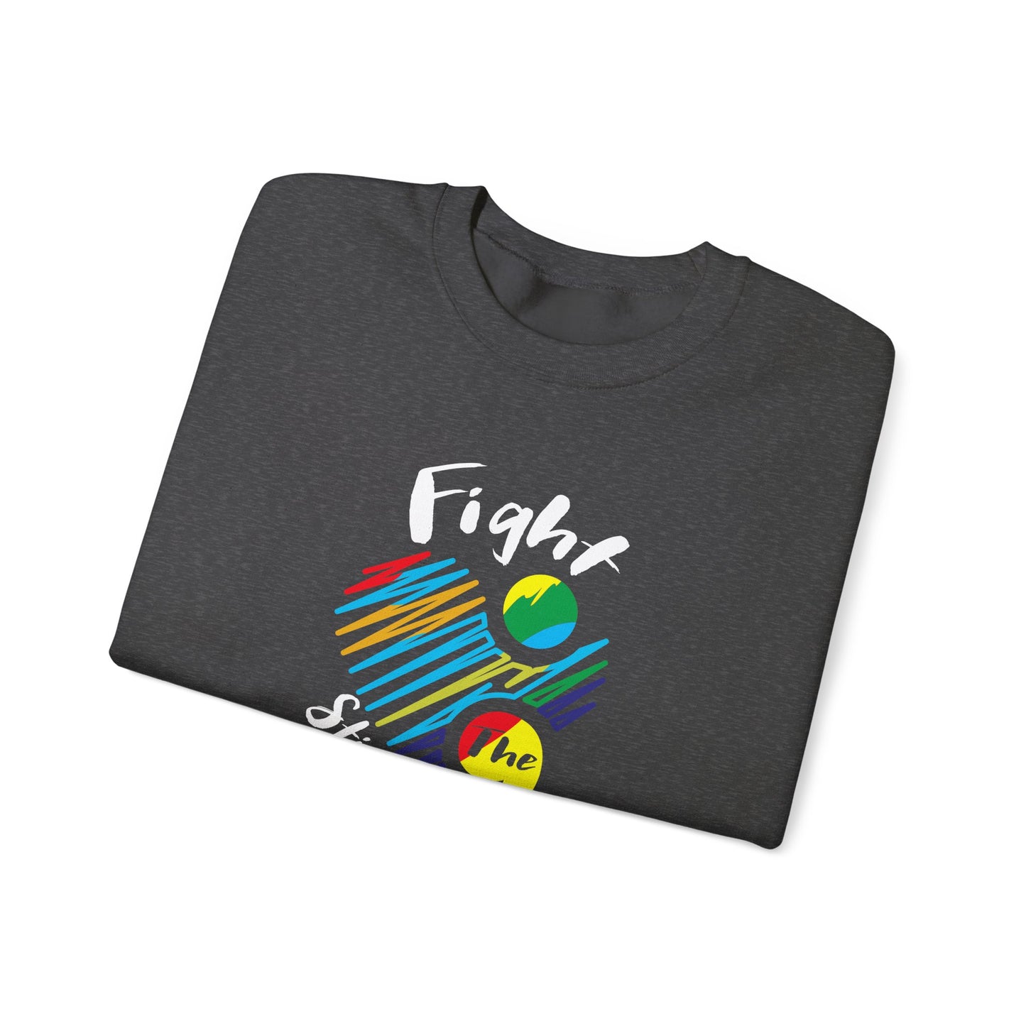 Fight the Stigma Heart Crewneck Sweatshirt