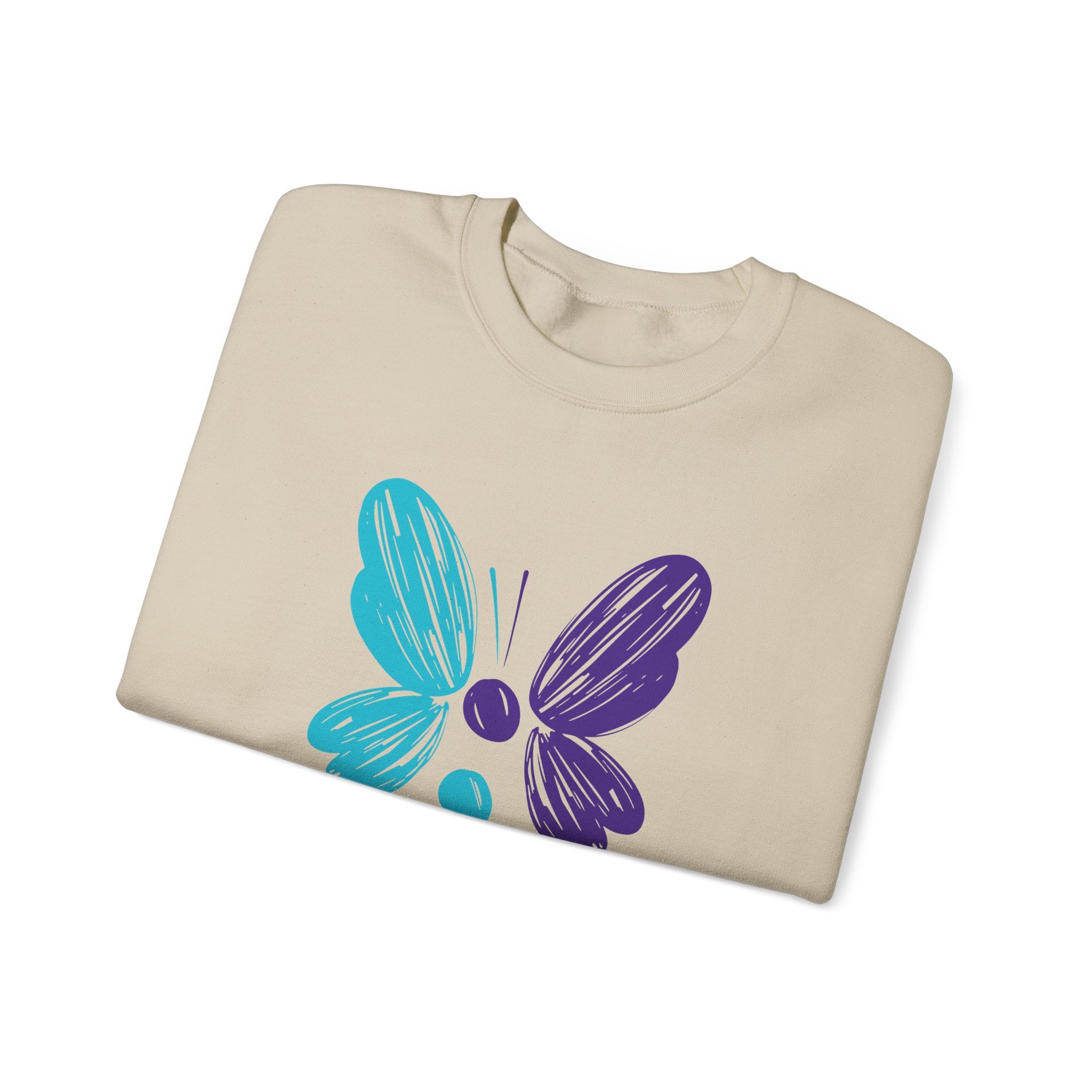 Butterfly Hero Suicide Prevention Crewneck Sweatshirt