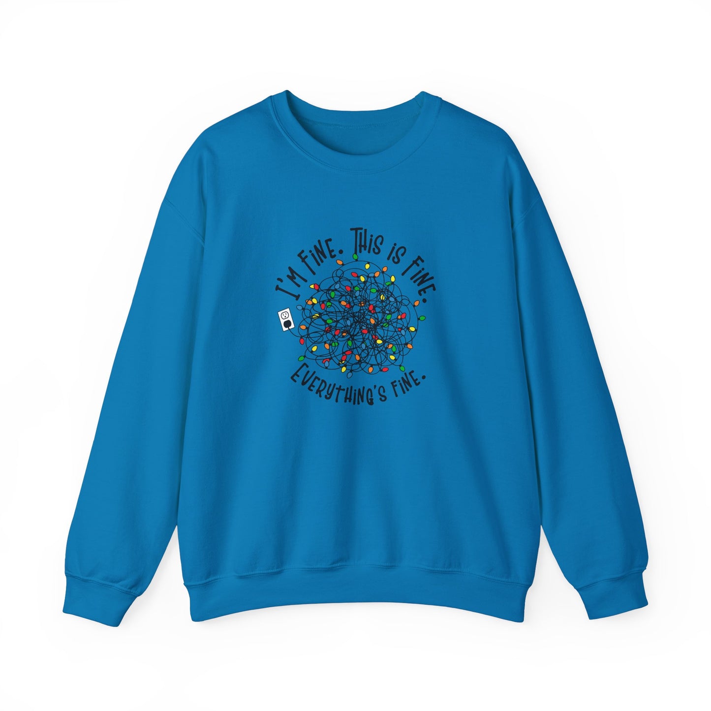 "Im Fine, This Is Fine" Crewneck Sweatshirt