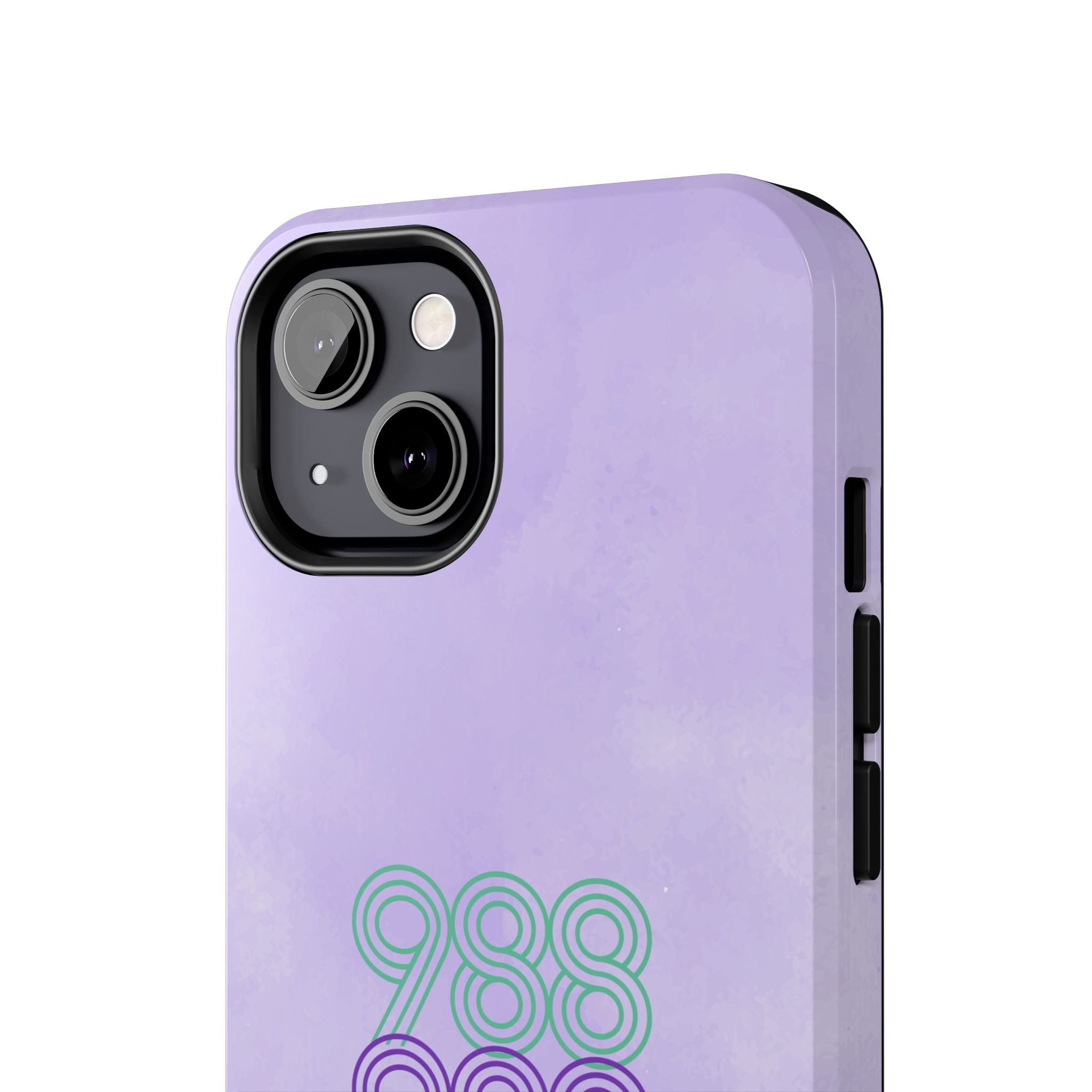 988 Light Purple Suicide Awareness Phone Case