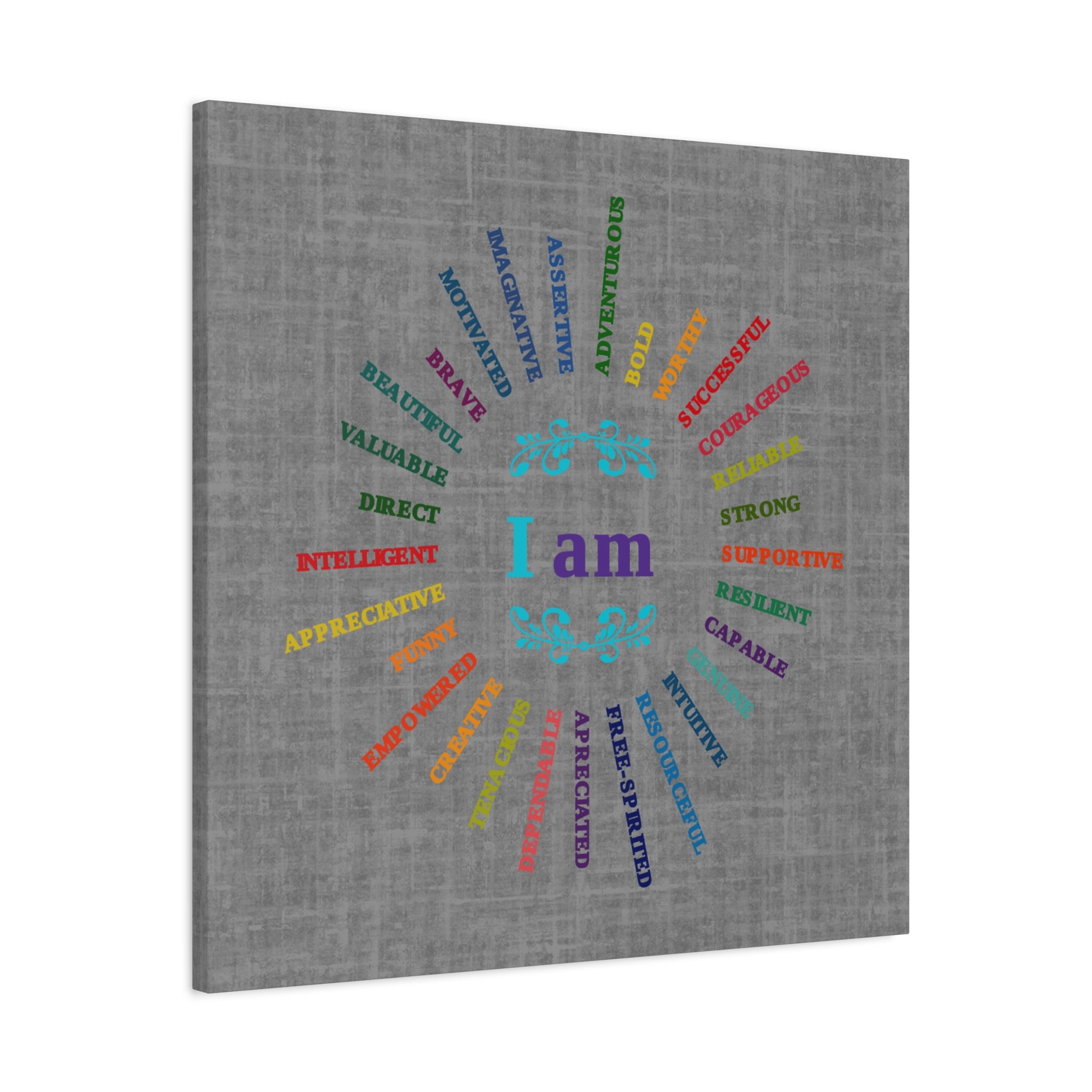 I AM - Empowering Suicide Prevention Awareness Canvas