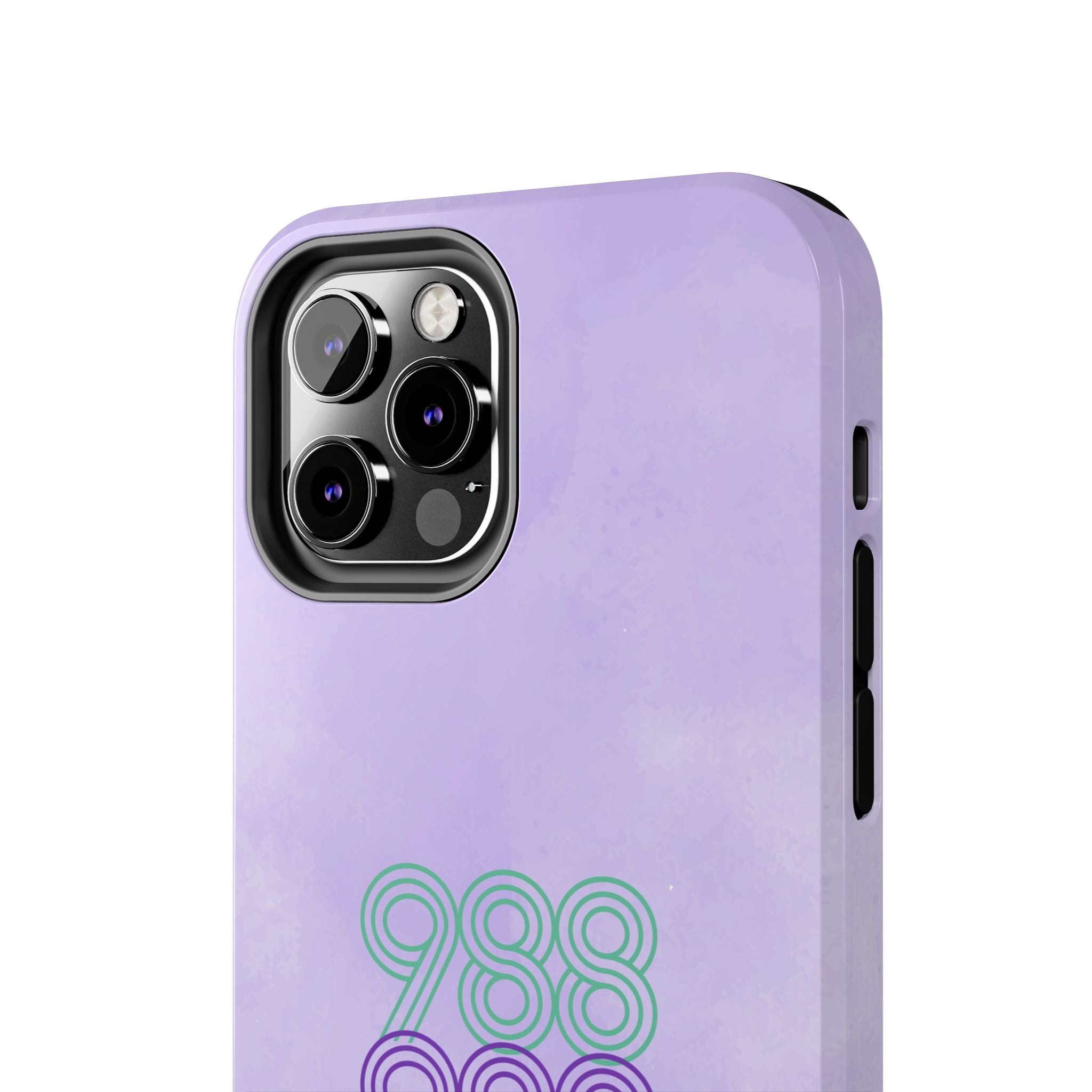 988 Light Purple Suicide Awareness Phone Case