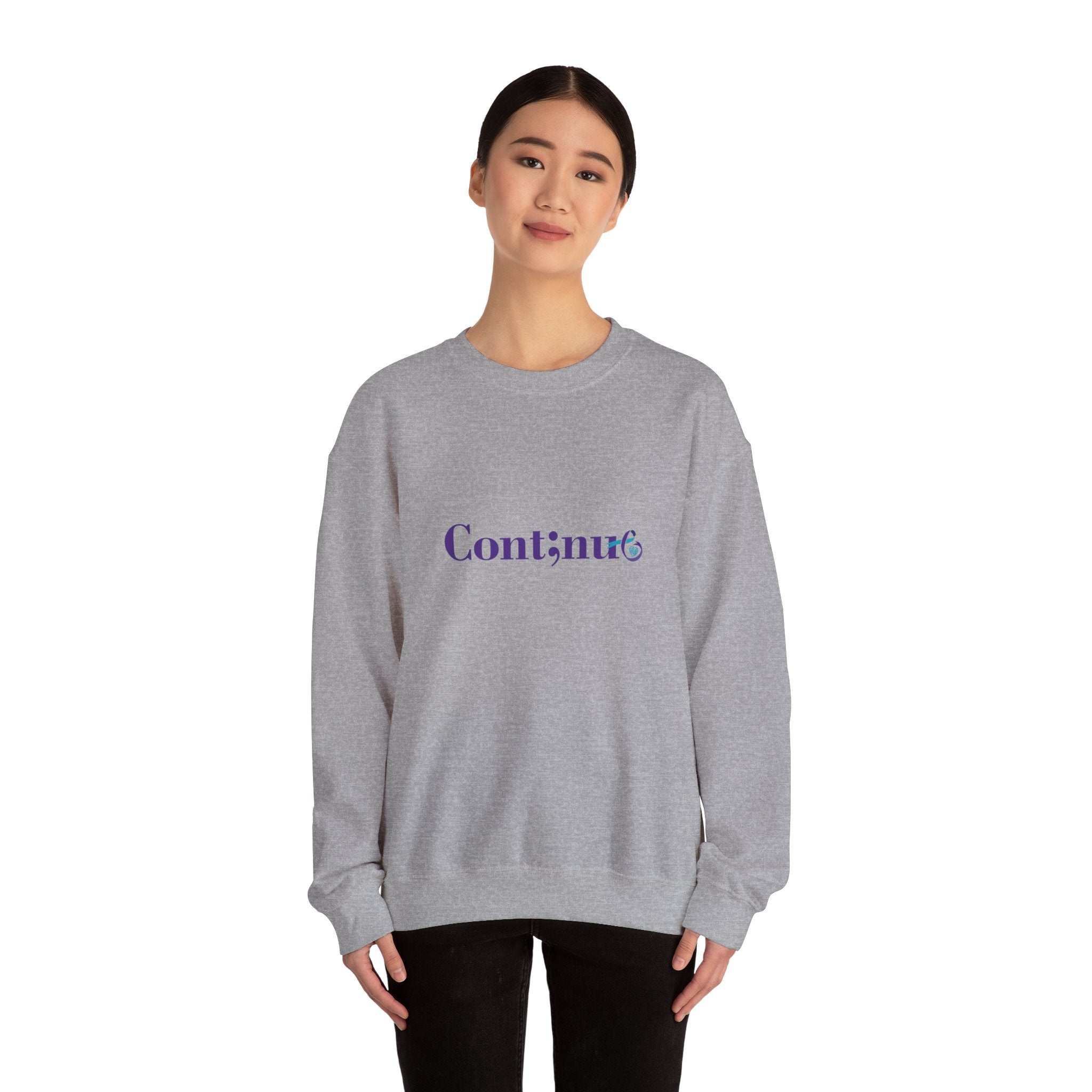 Continue Suicide Prevention Crewneck Sweatshirt