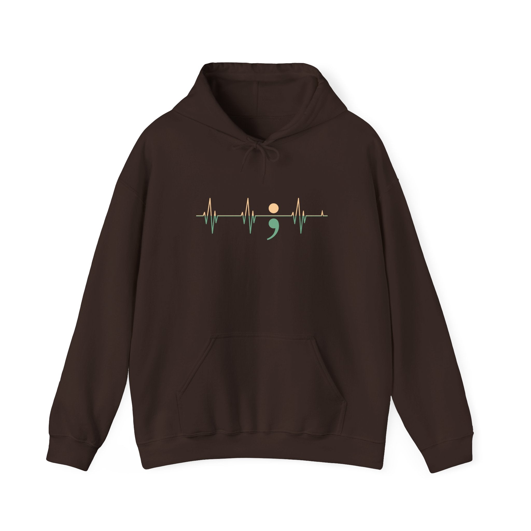 Heartbeats of Hope Semi-Colon Hooded Sweatshirt