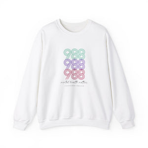 988 Suicide Prevention Crewneck Sweatshirt