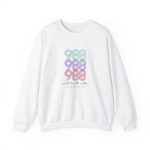 988 Suicide Prevention Crewneck Sweatshirt
