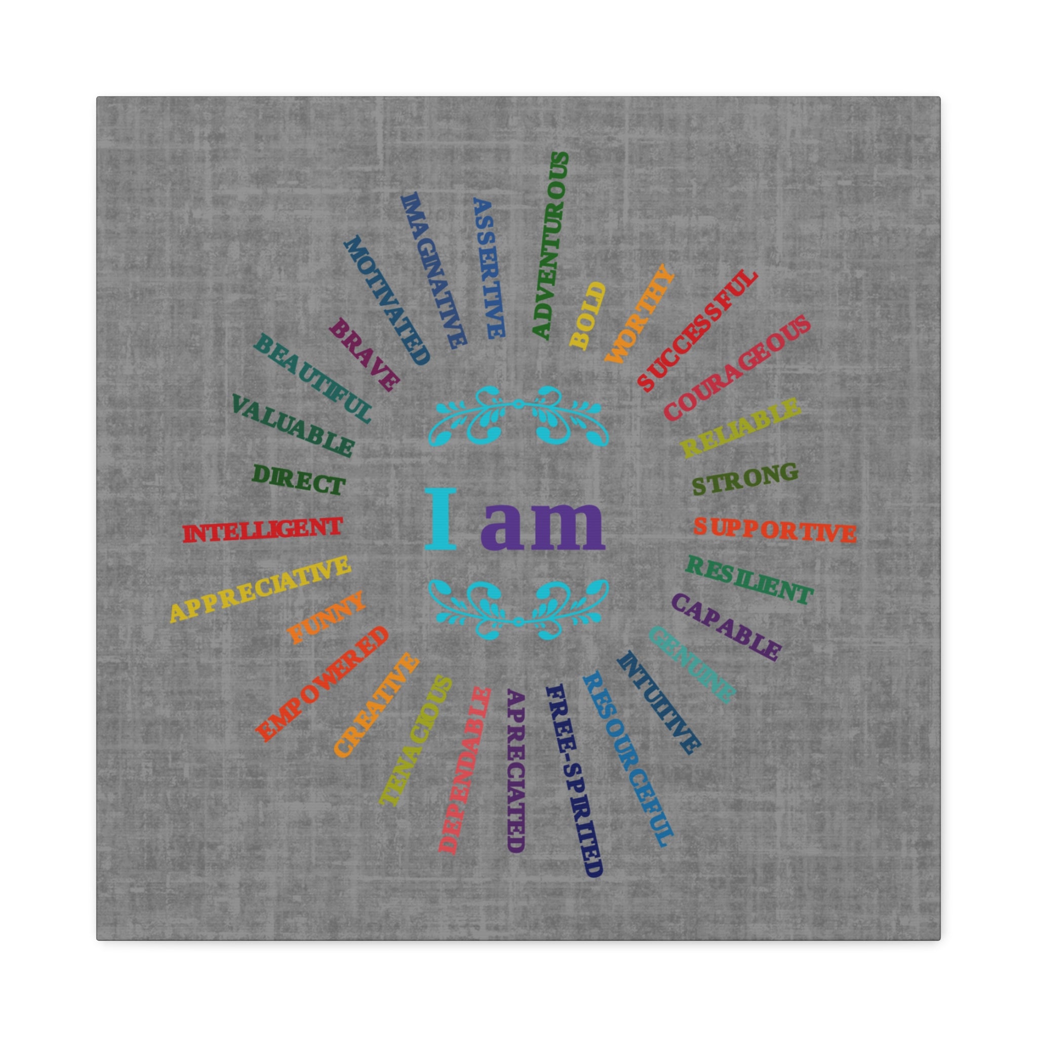 I AM - Empowering Suicide Prevention Awareness Canvas