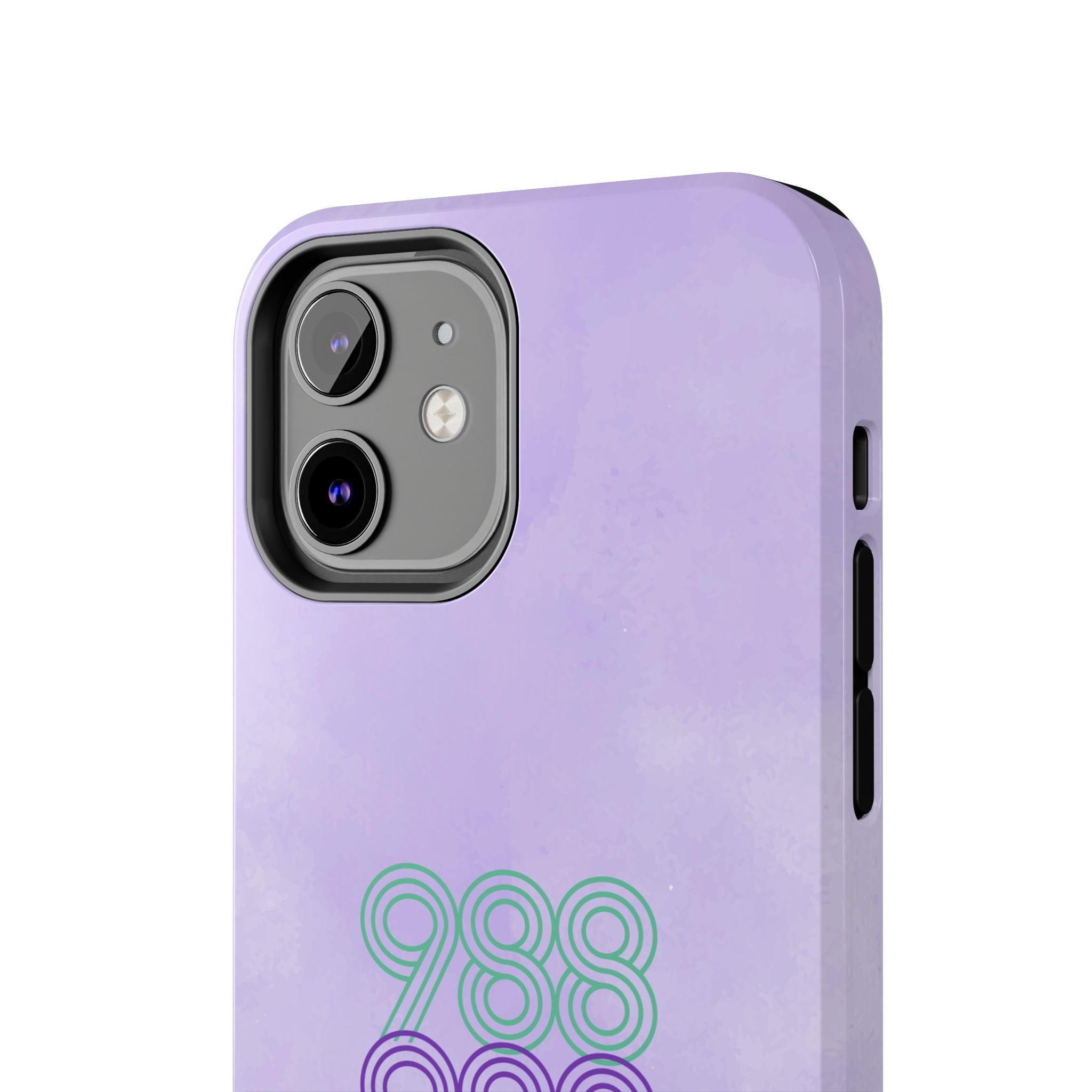 988 Light Purple Suicide Awareness Phone Case