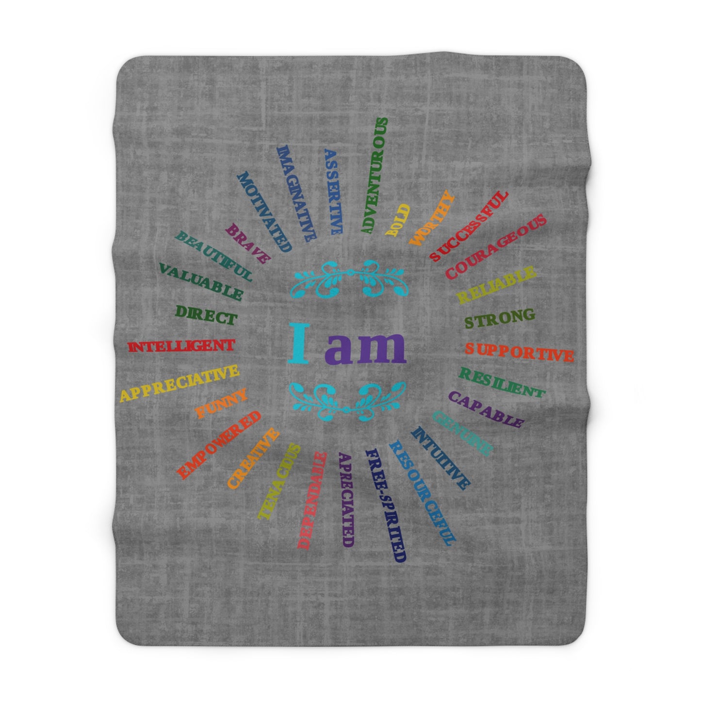 I AM- Sherpa Fleece Blanket