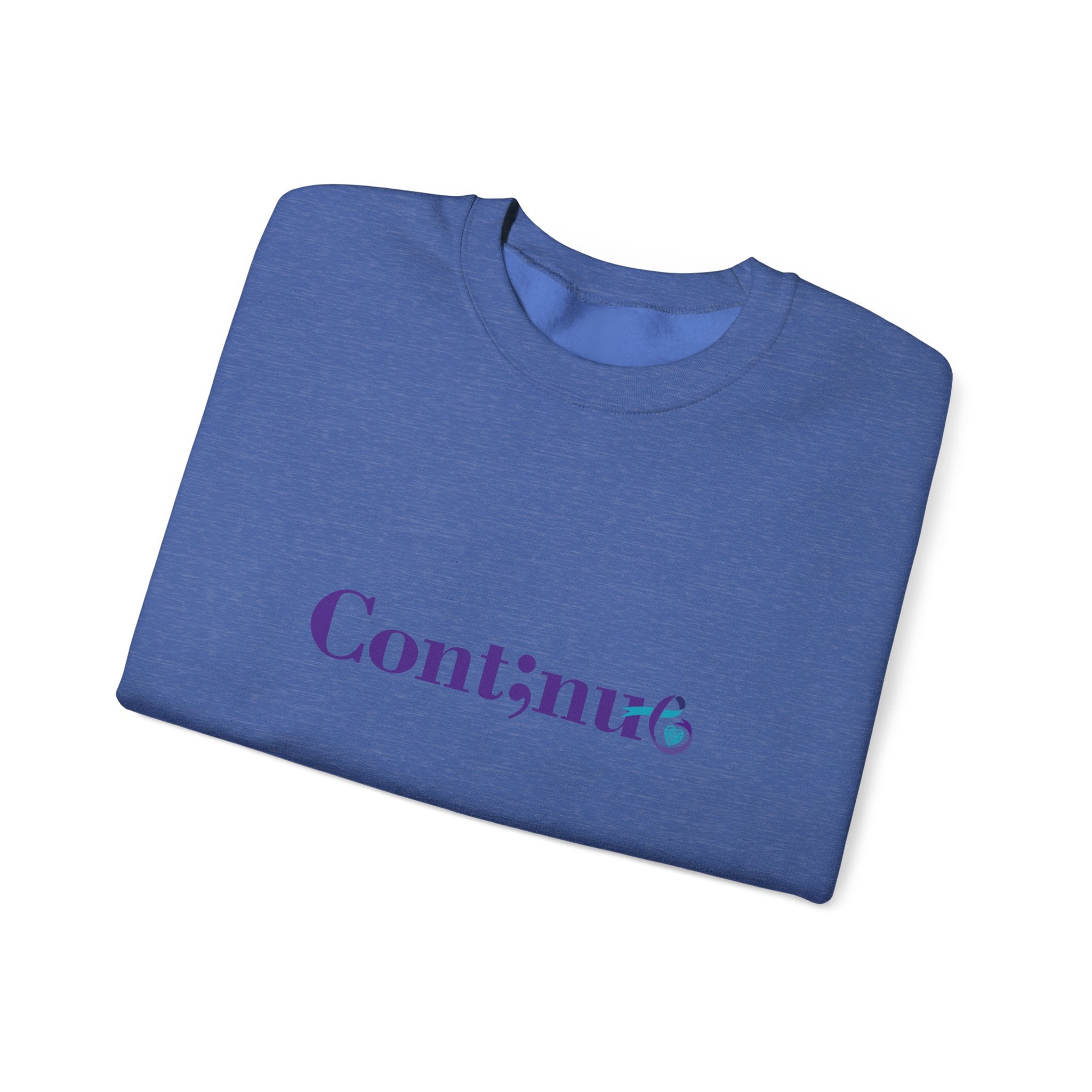 Continue Suicide Prevention Crewneck Sweatshirt