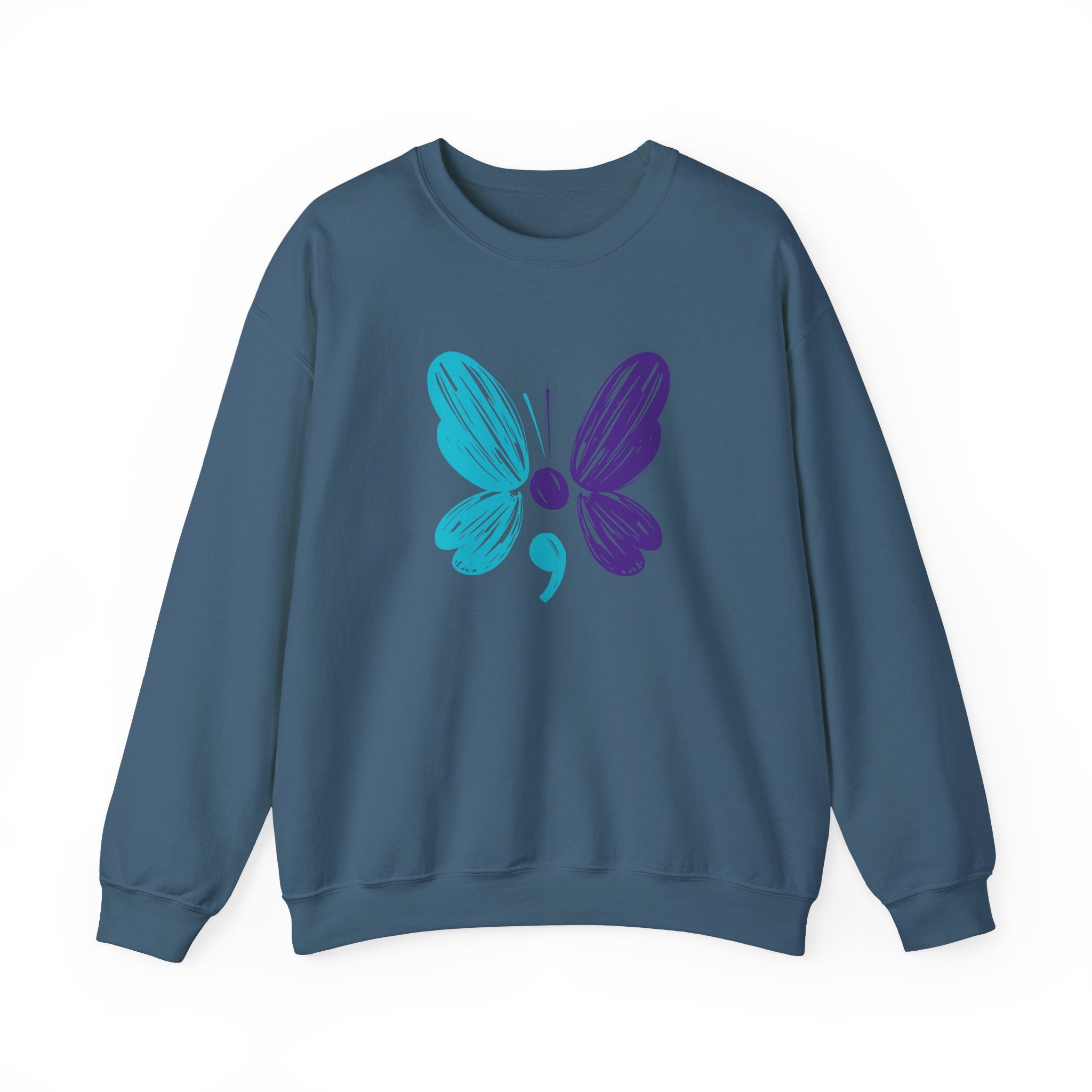 Butterfly Hero Suicide Prevention Crewneck Sweatshirt