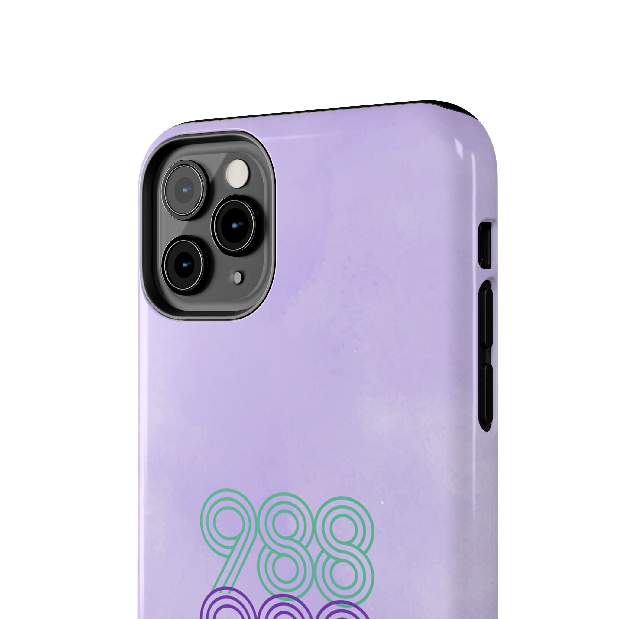 988 Light Purple Suicide Awareness Phone Case
