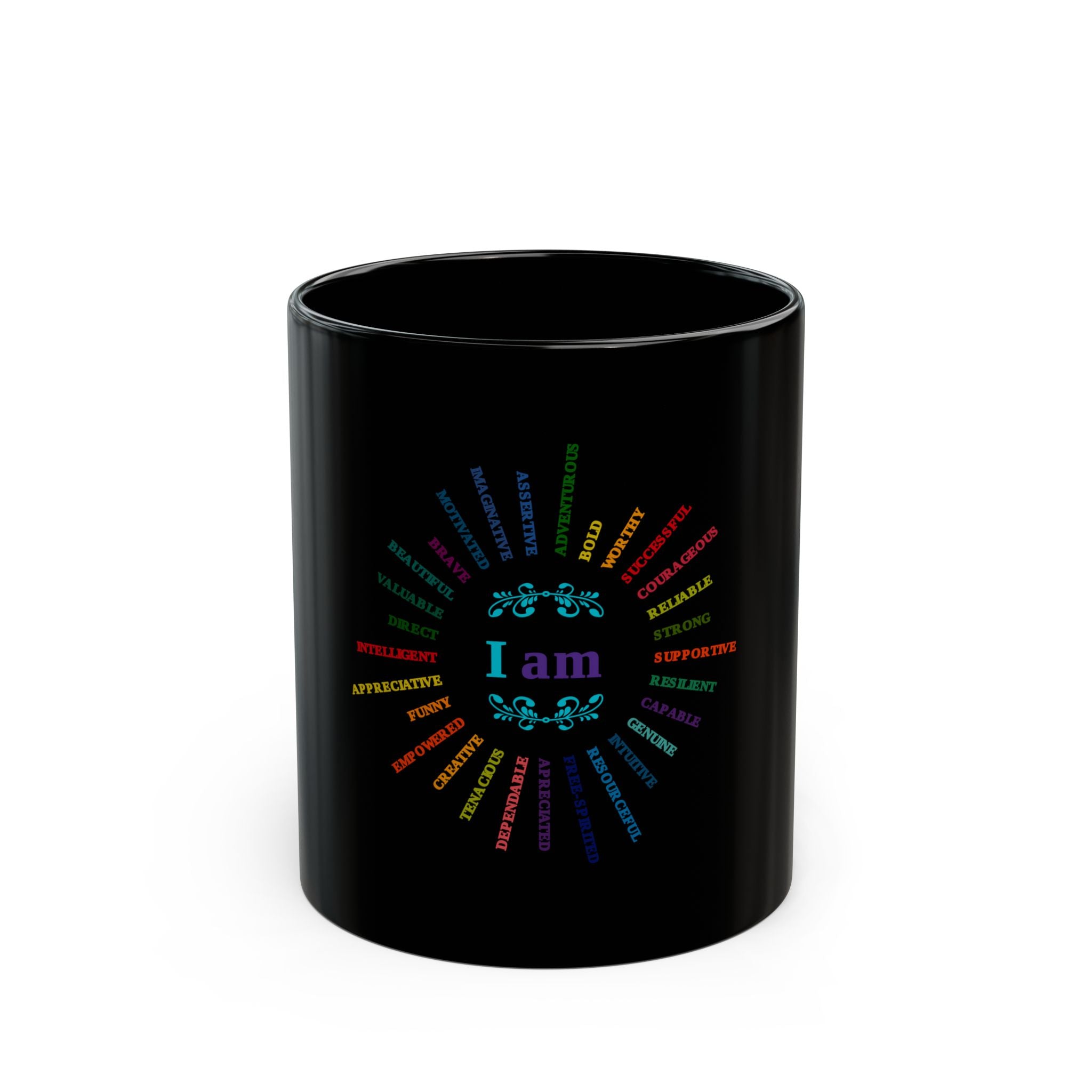 I AM - Empowering Suicide Prevention Awareness Black Mug