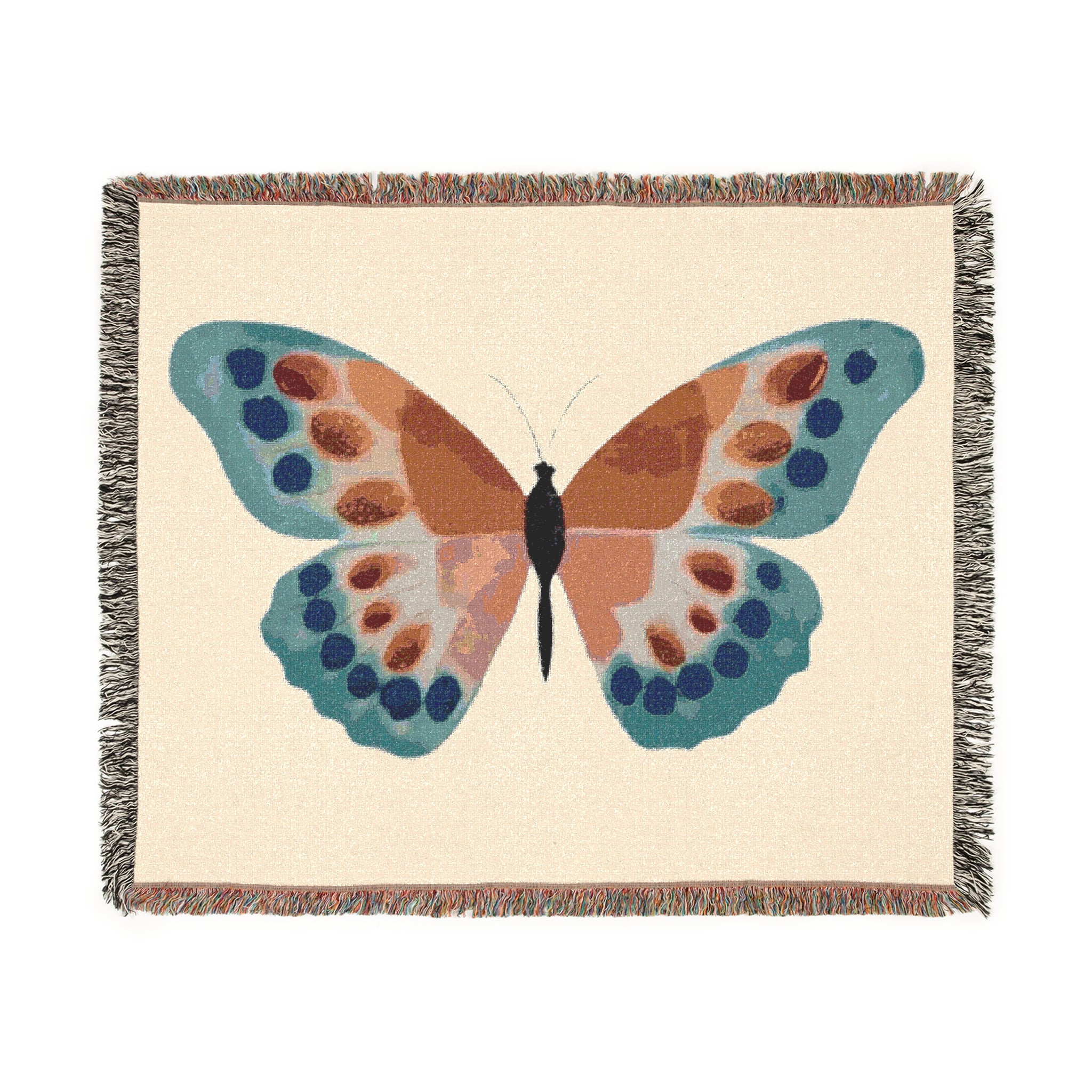 Woven Blanket Butterfly Hope Symbol