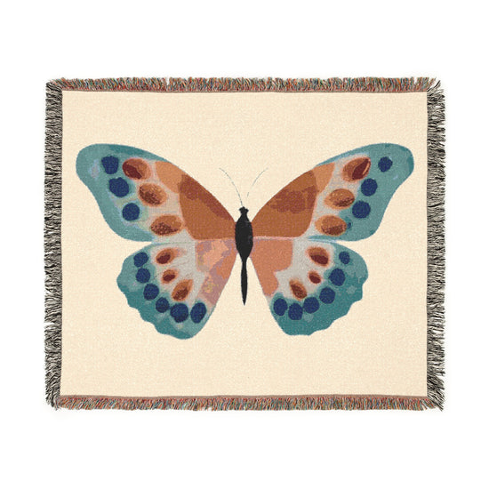 Woven Blanket Butterfly Hope Symbol
