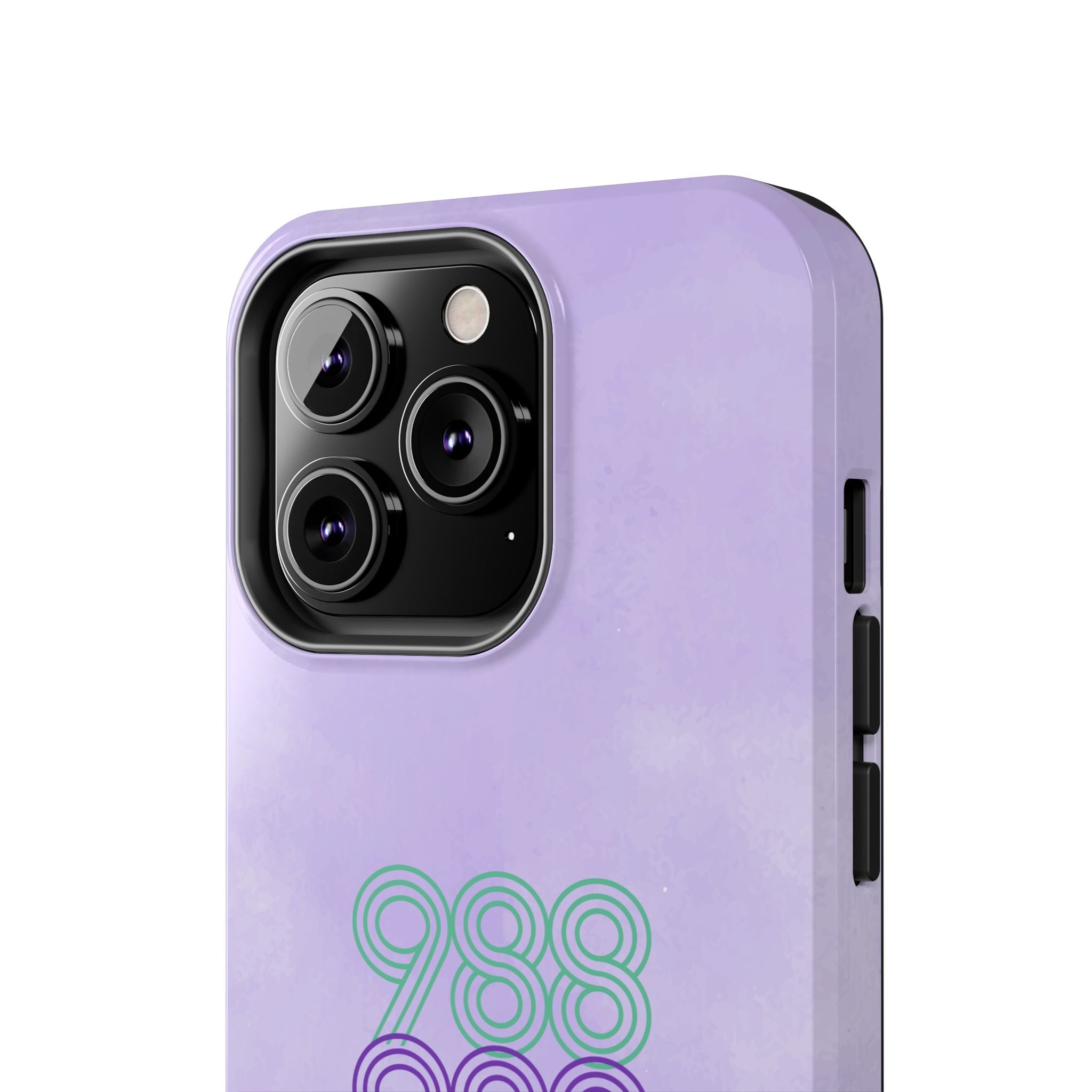 988 Light Purple Suicide Awareness Phone Case