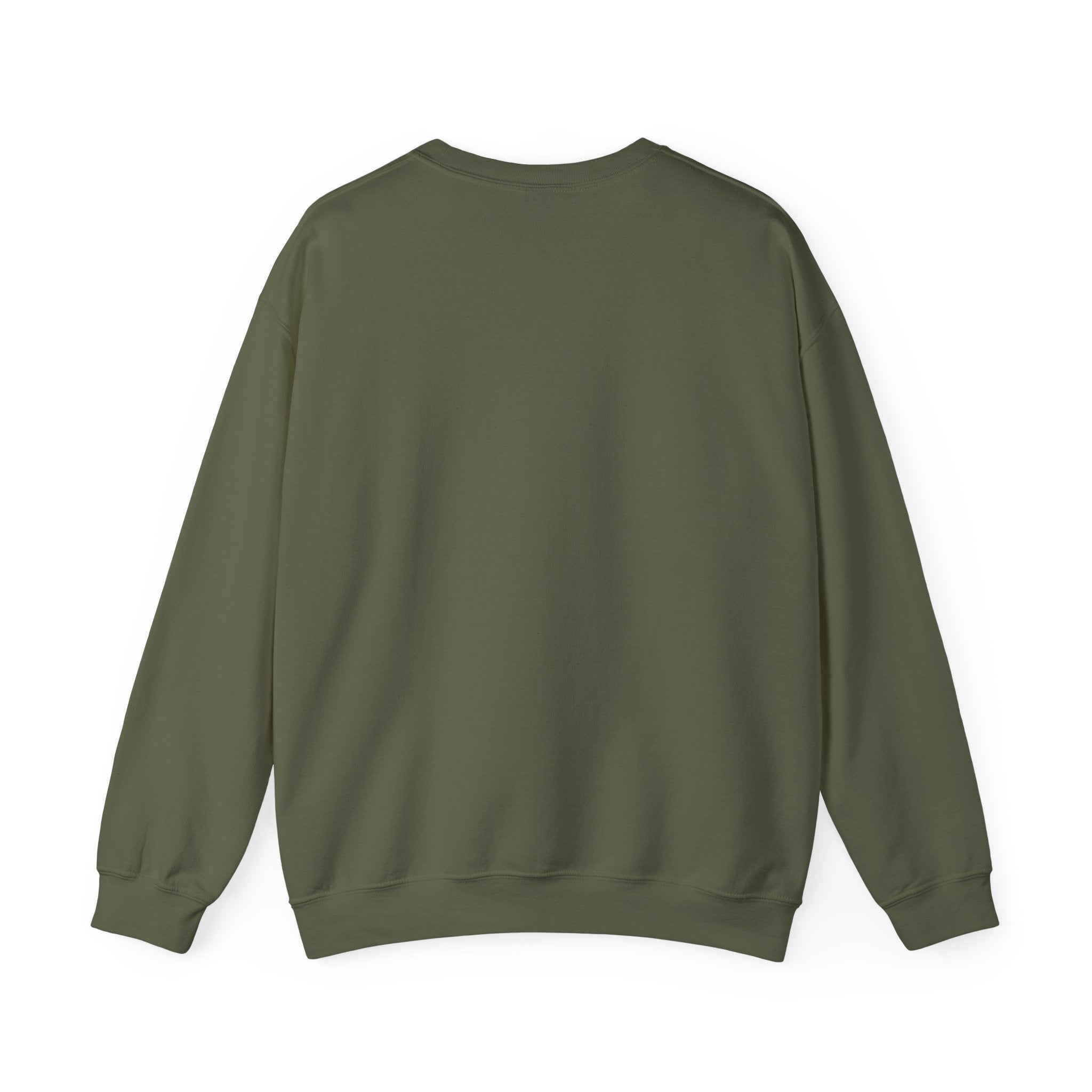 Crewneck sweatshirt designed for suicide prevention awareness, promoting mental health and support.
