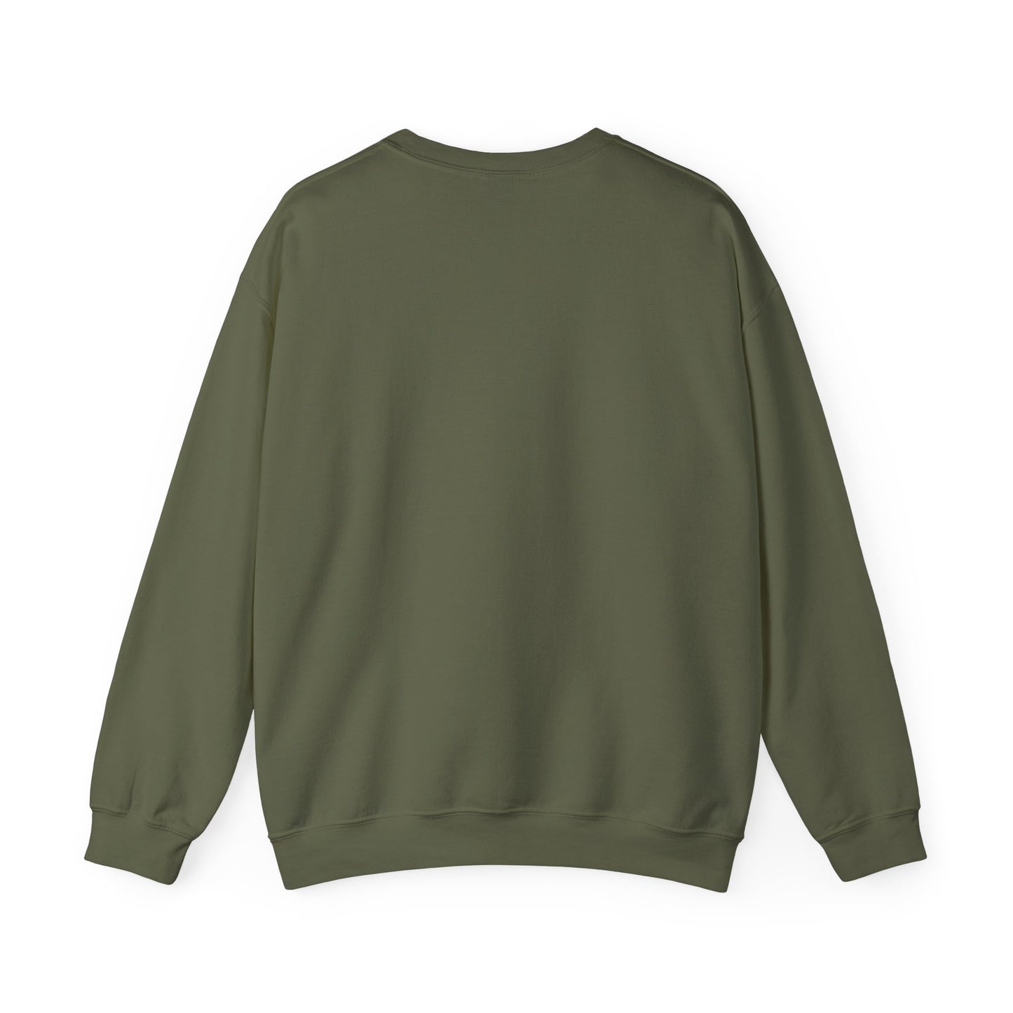Crewneck sweatshirt designed for suicide prevention awareness, promoting mental health and support.