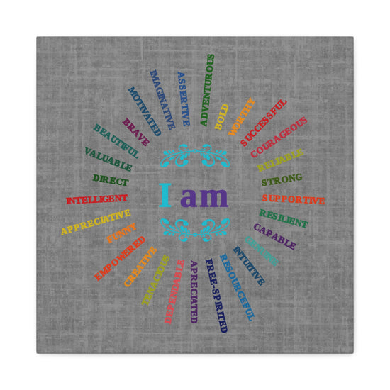 I AM - Empowering Suicide Prevention Awareness Canvas
