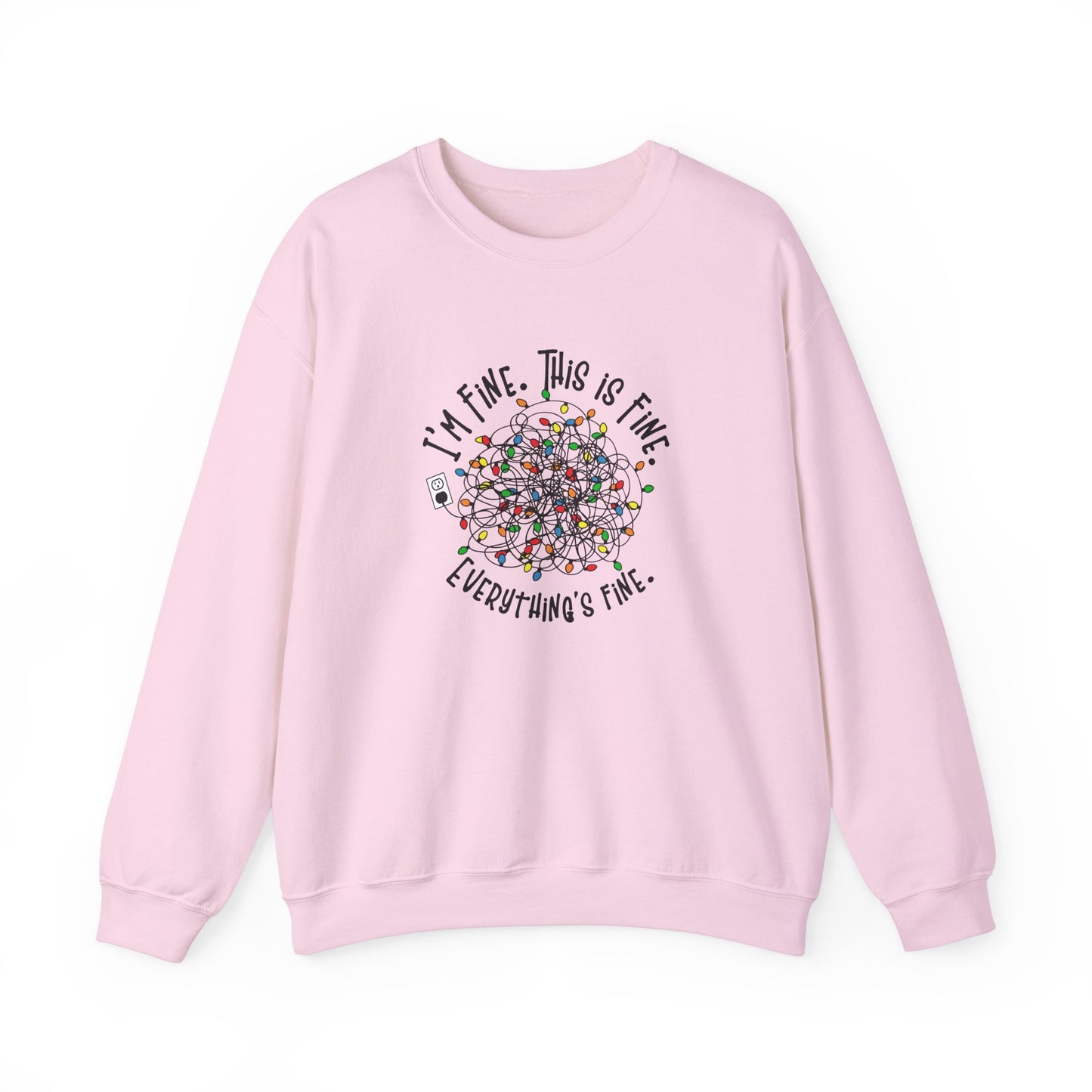 "Im Fine, This Is Fine" Crewneck Sweatshirt