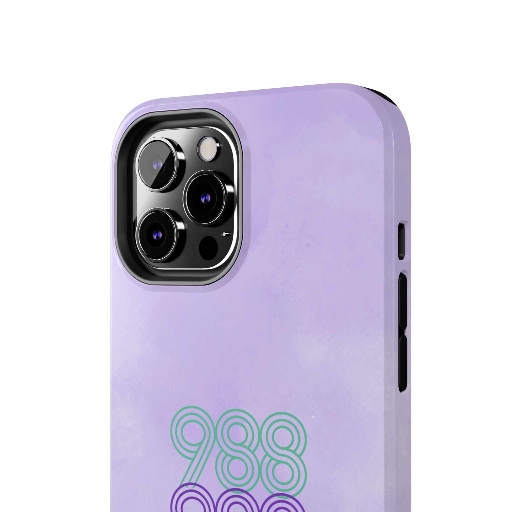 988 Light Purple Suicide Awareness Phone Case