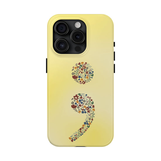Light Yellow Suicide Awareness Phone Cases