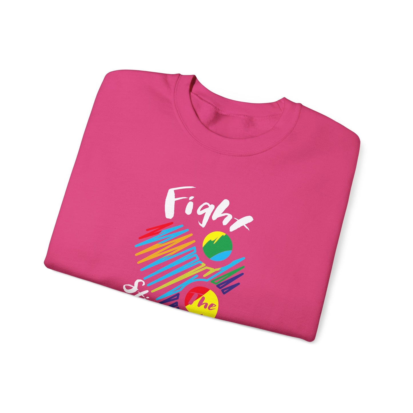 Fight the Stigma Heart Crewneck Sweatshirt