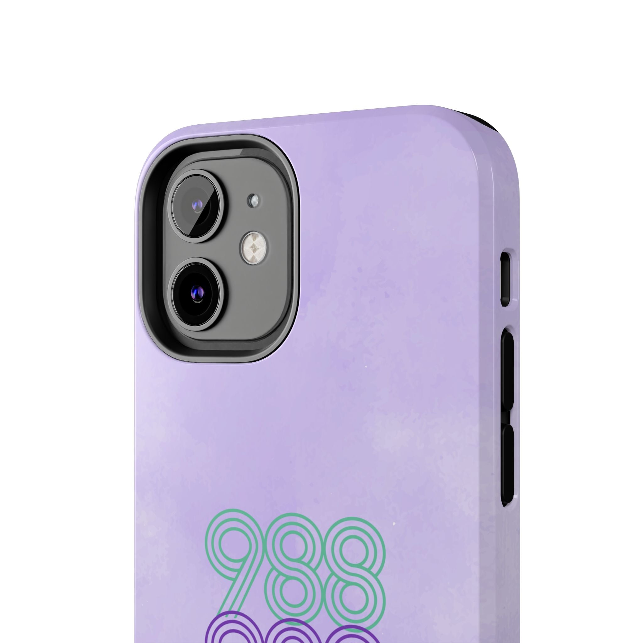 988 Light Purple Suicide Awareness Phone Case