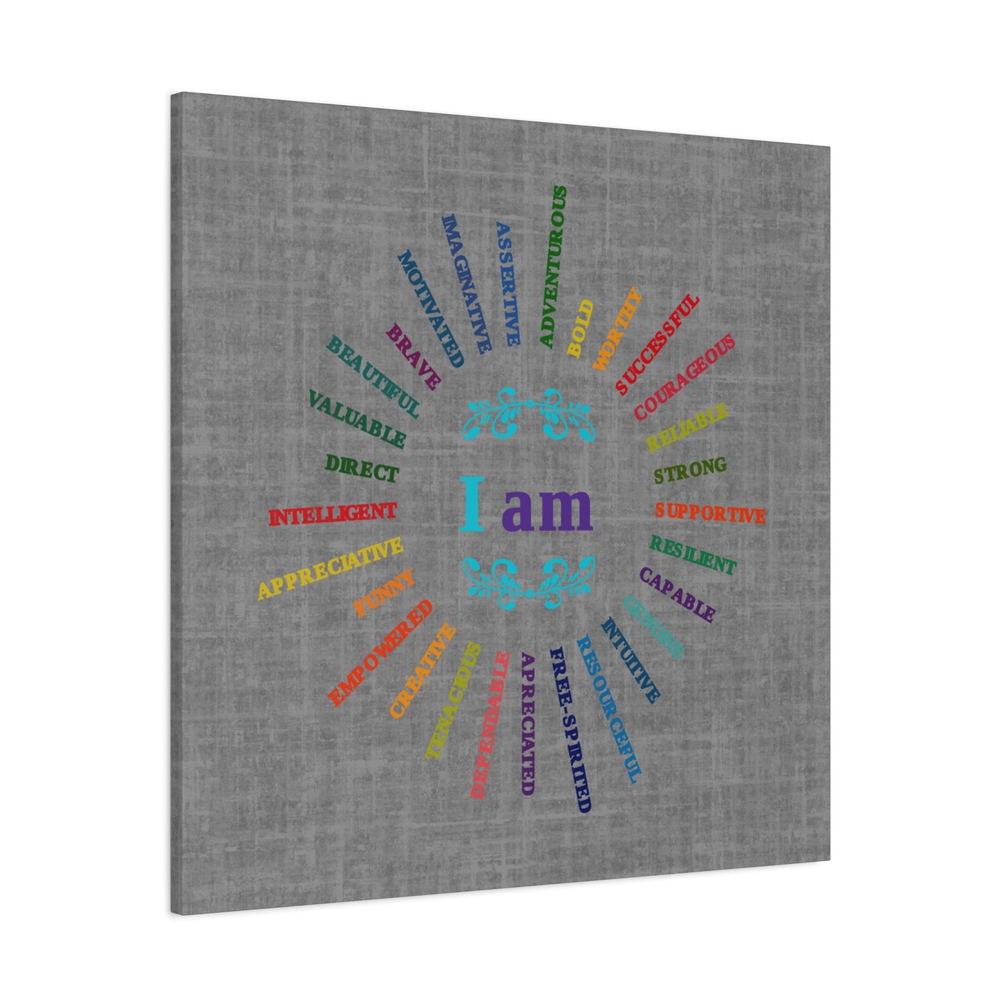 I AM - Empowering Suicide Prevention Awareness Canvas