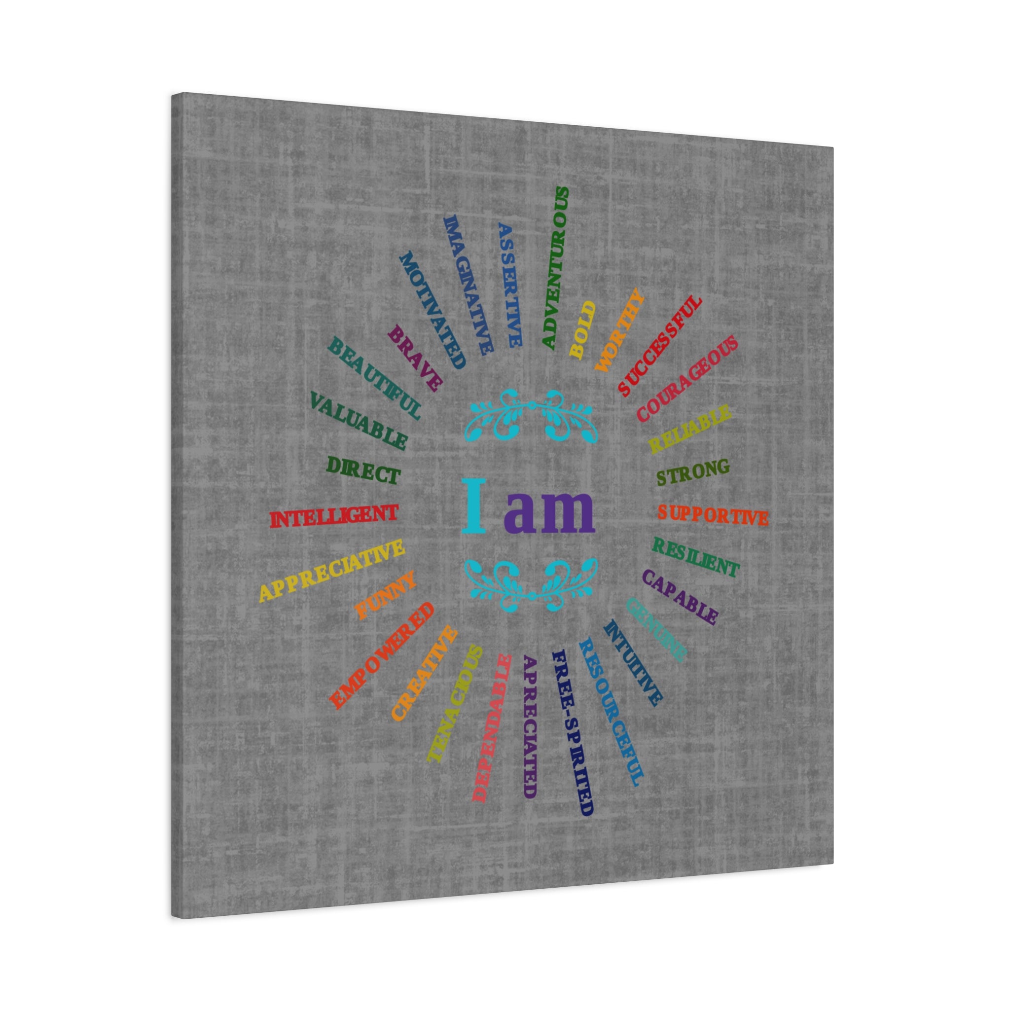 I AM - Empowering Suicide Prevention Awareness Canvas