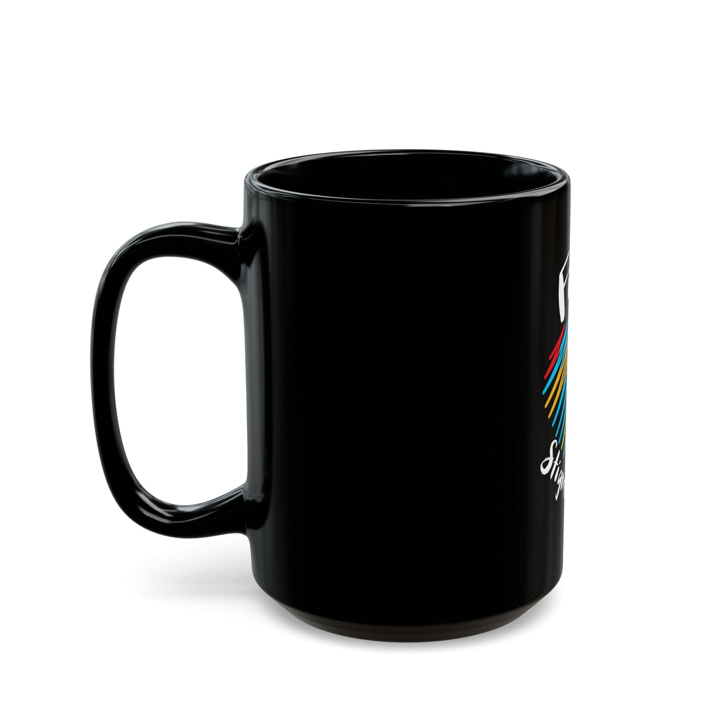 Fight the Stigma - Suicide Prevention Awareness Black Mug