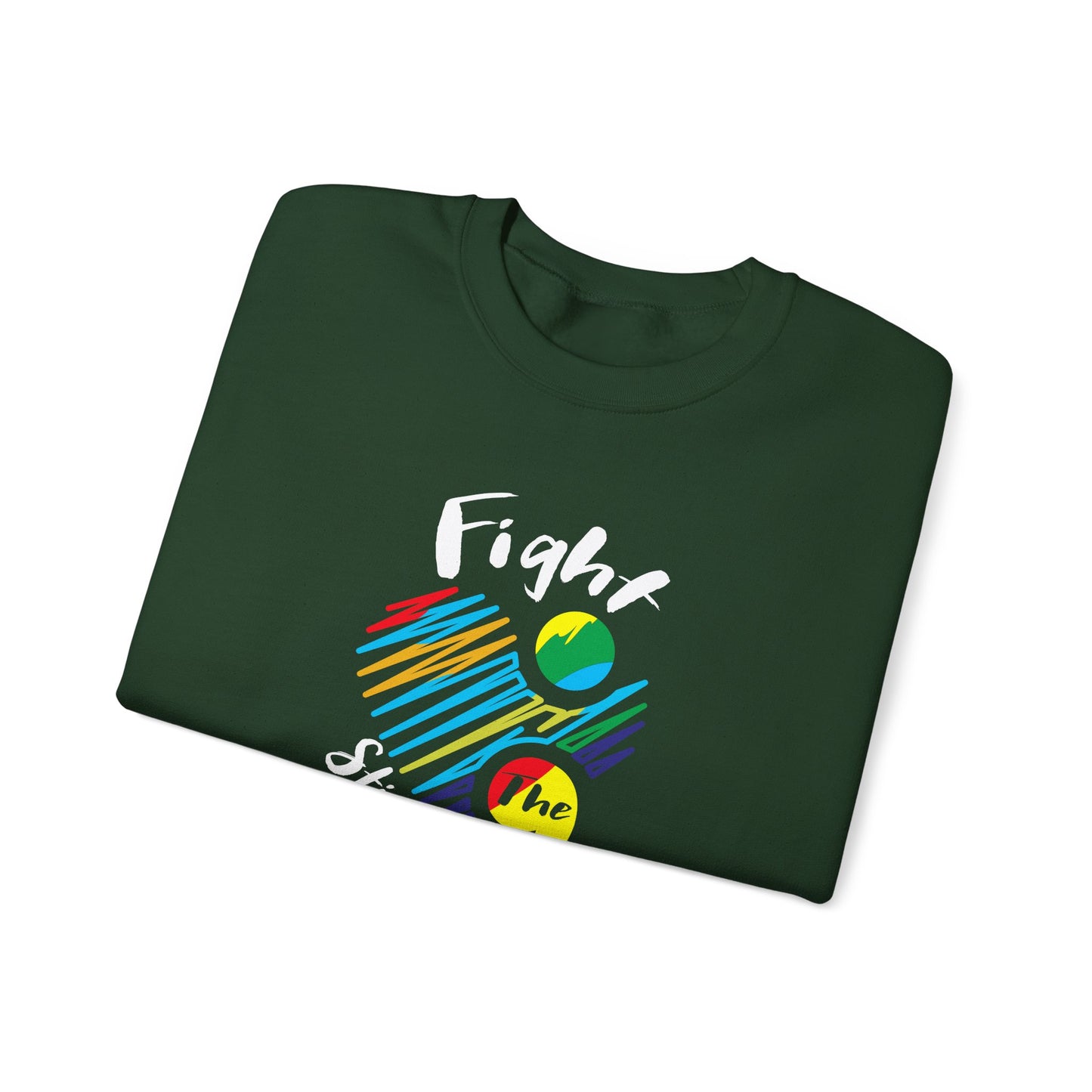 Fight the Stigma Heart Crewneck Sweatshirt