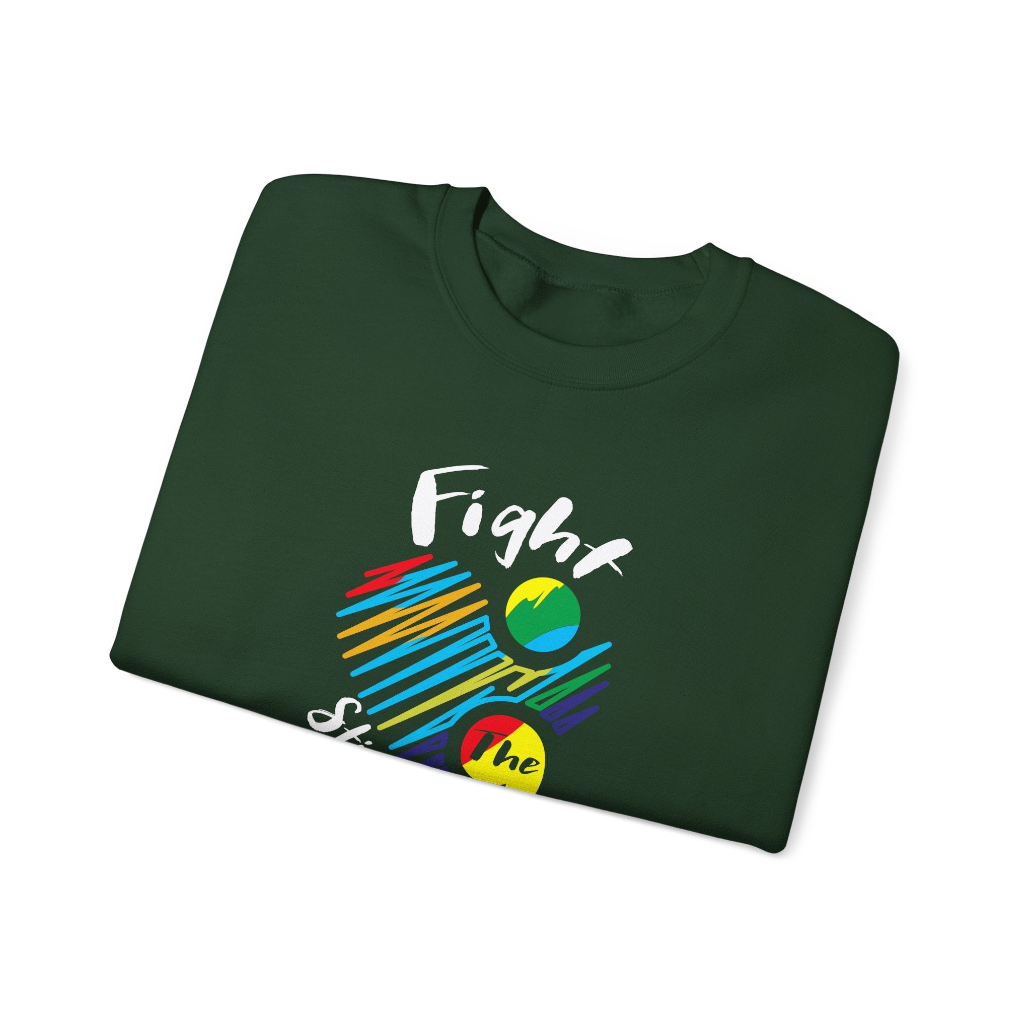 Fight the Stigma Heart Crewneck Sweatshirt