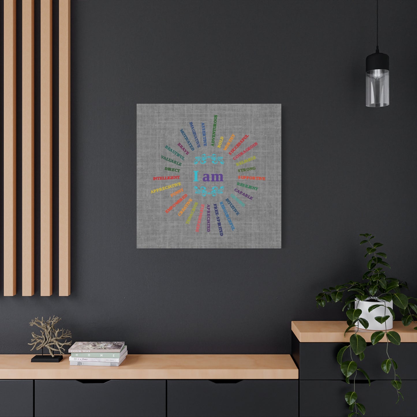 I AM - Empowering Suicide Prevention Awareness Canvas
