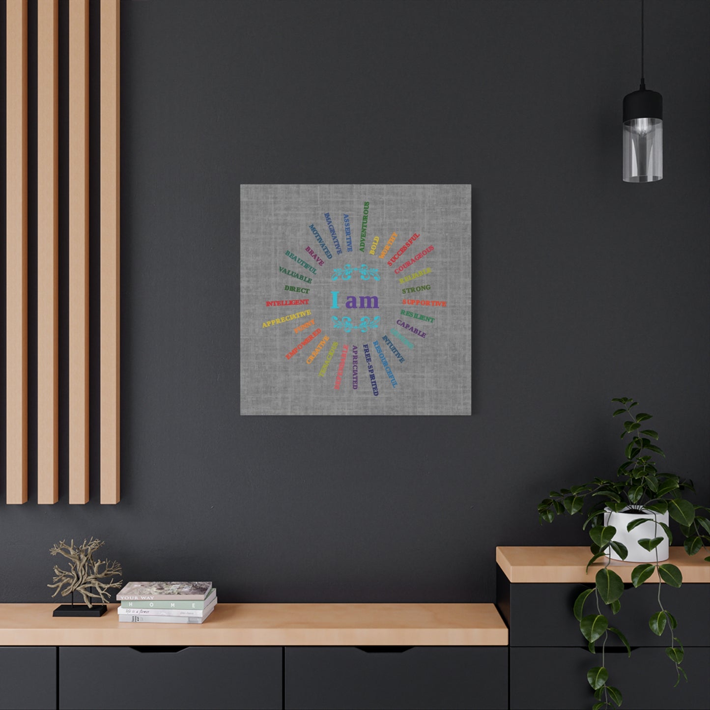 I AM - Empowering Suicide Prevention Awareness Canvas
