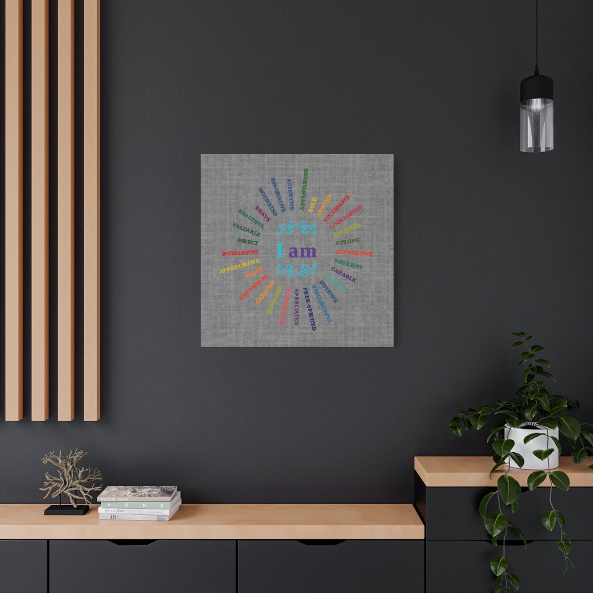 I AM - Empowering Suicide Prevention Awareness Canvas
