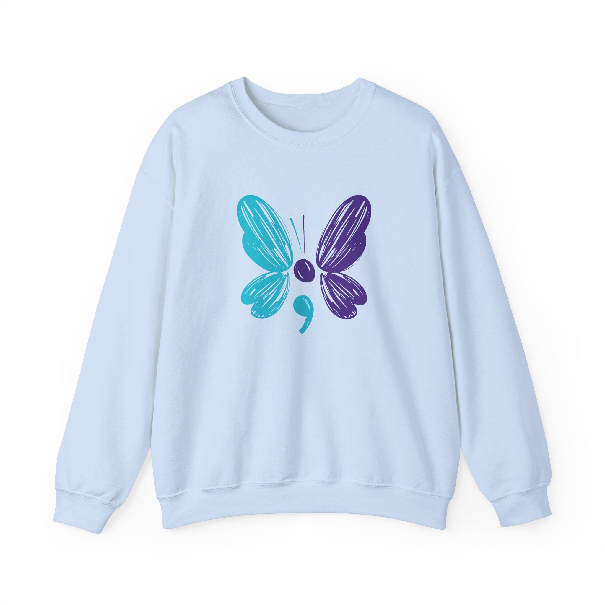 Butterfly Hero Suicide Prevention Crewneck Sweatshirt