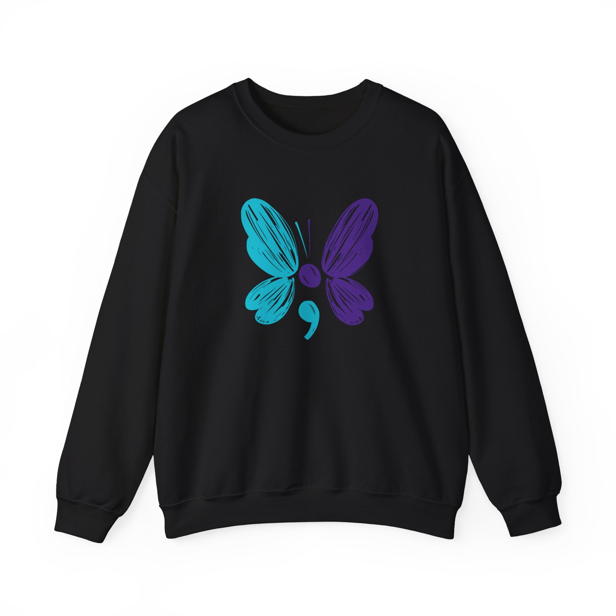 Butterfly Hero Suicide Prevention Crewneck Sweatshirt