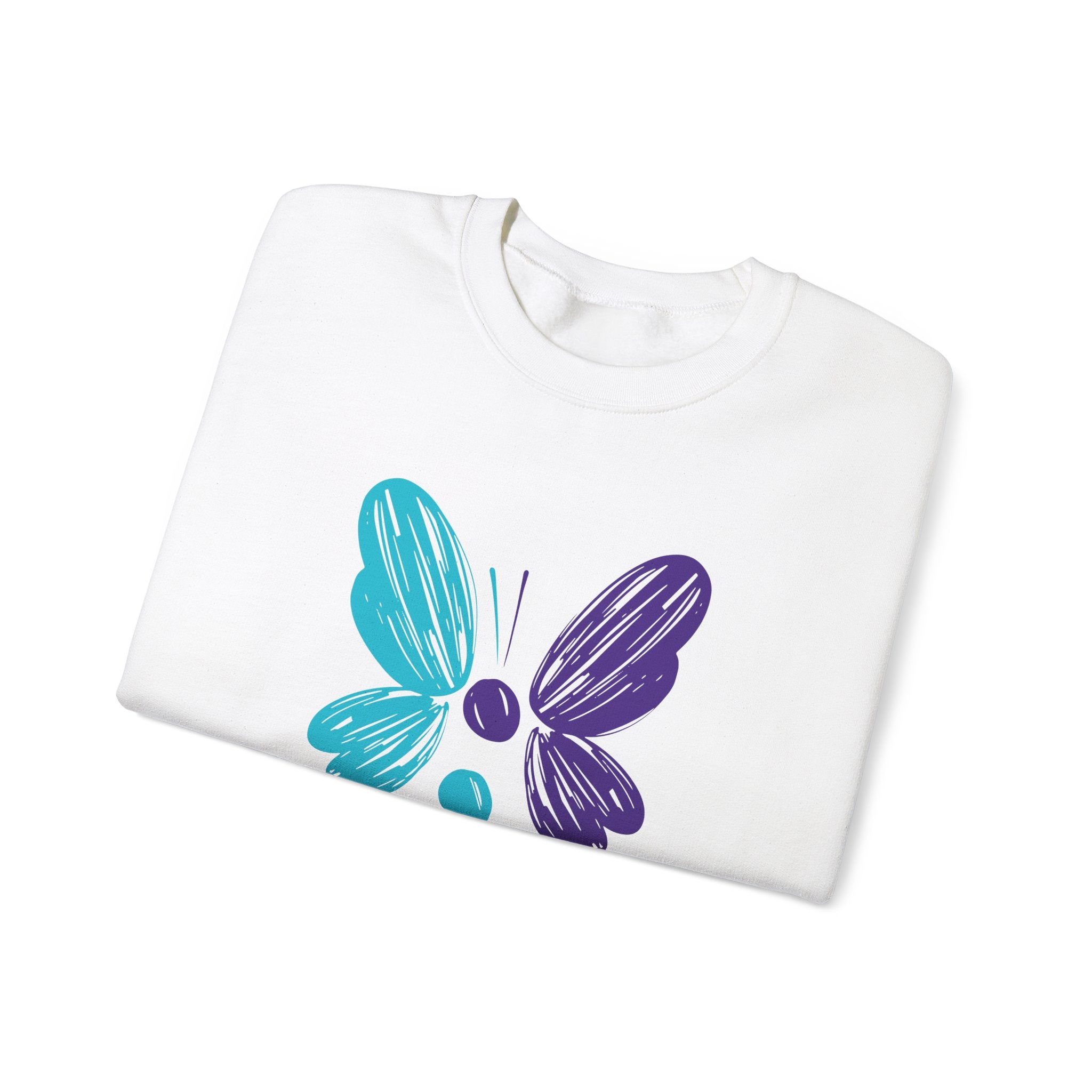 Butterfly Hero Suicide Prevention Crewneck Sweatshirt
