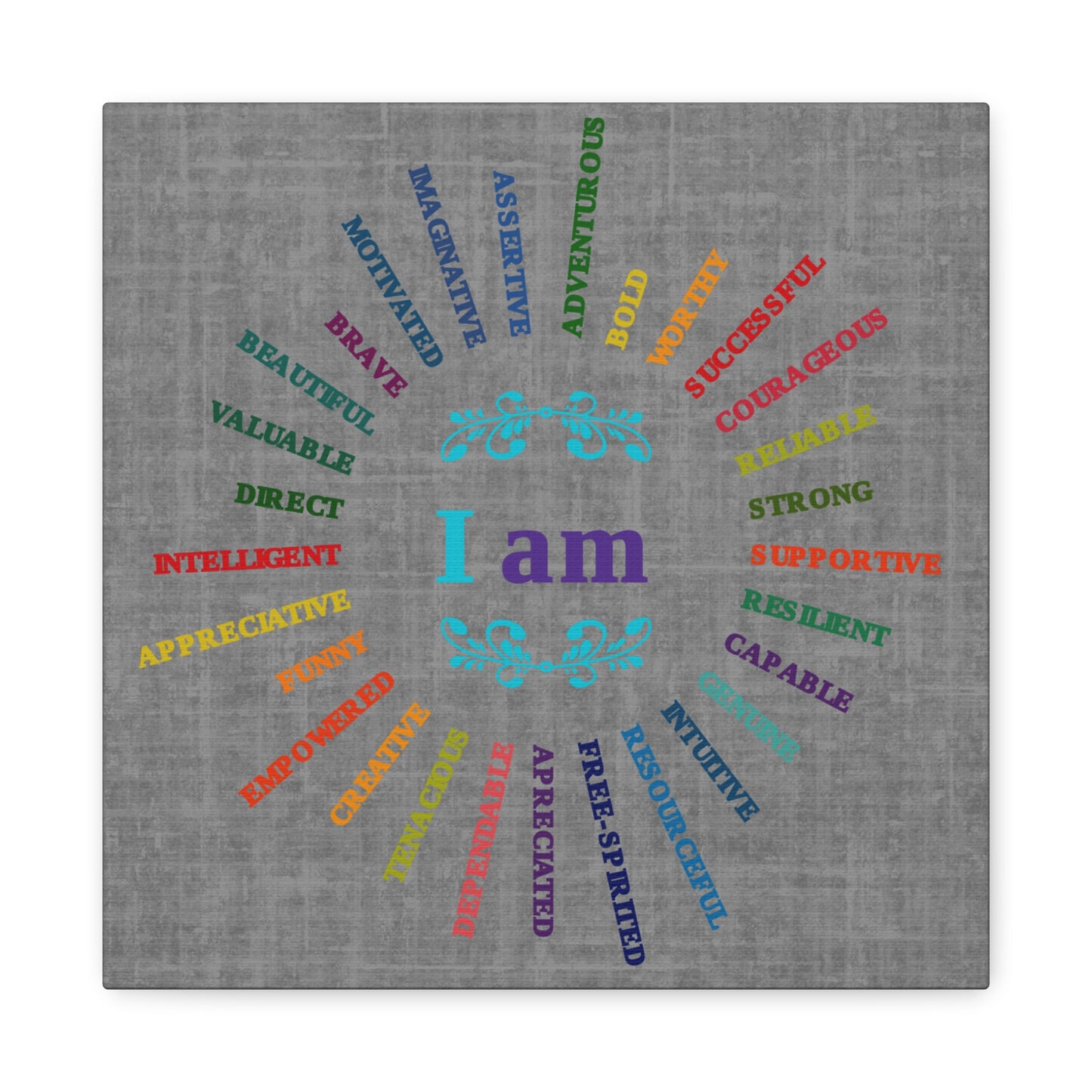 I AM - Empowering Suicide Prevention Awareness Canvas