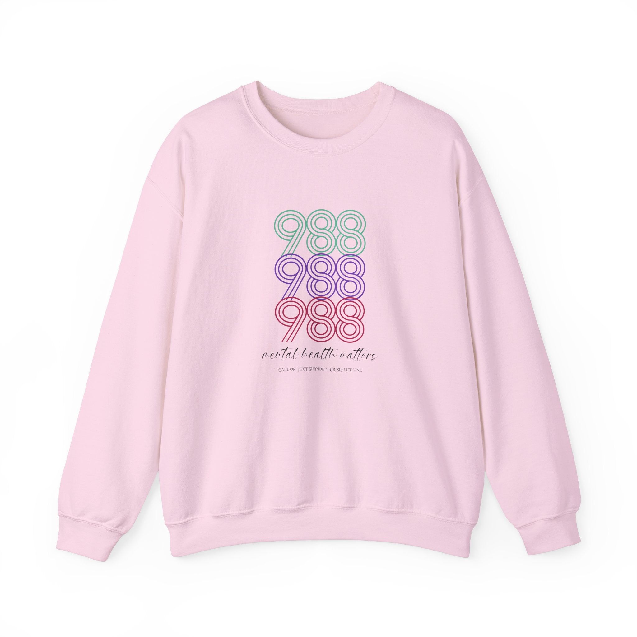 988 Suicide Prevention Crewneck Sweatshirt
