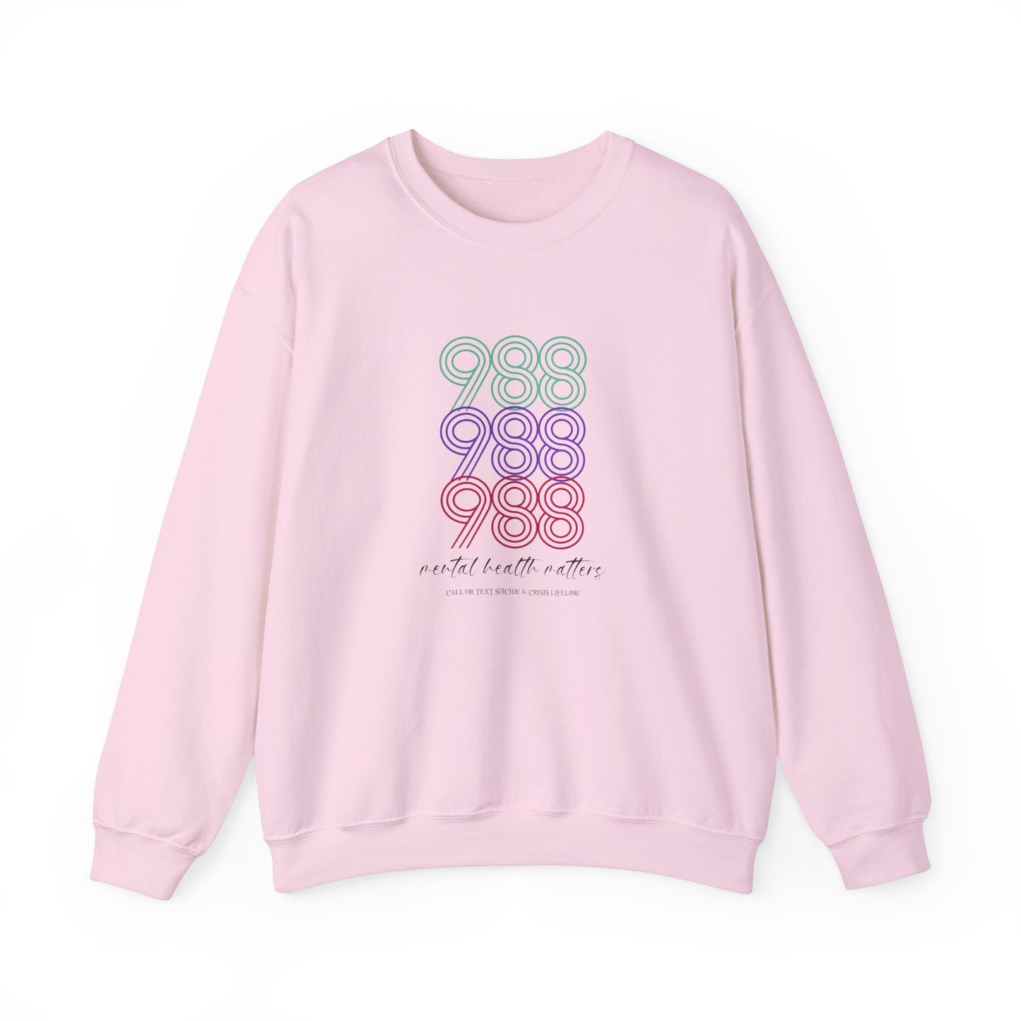 988 Suicide Prevention Crewneck Sweatshirt