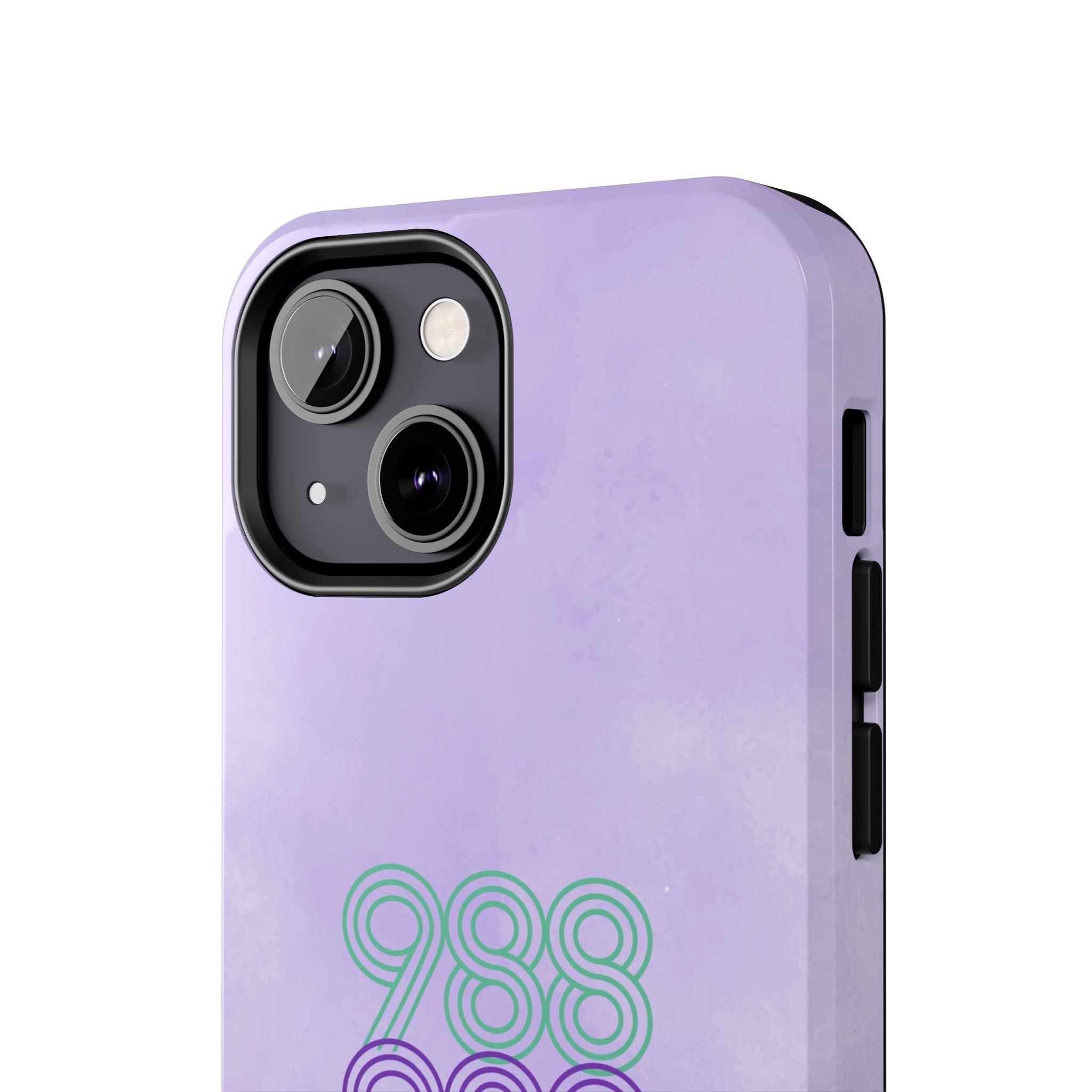 988 Light Purple Suicide Awareness Phone Case