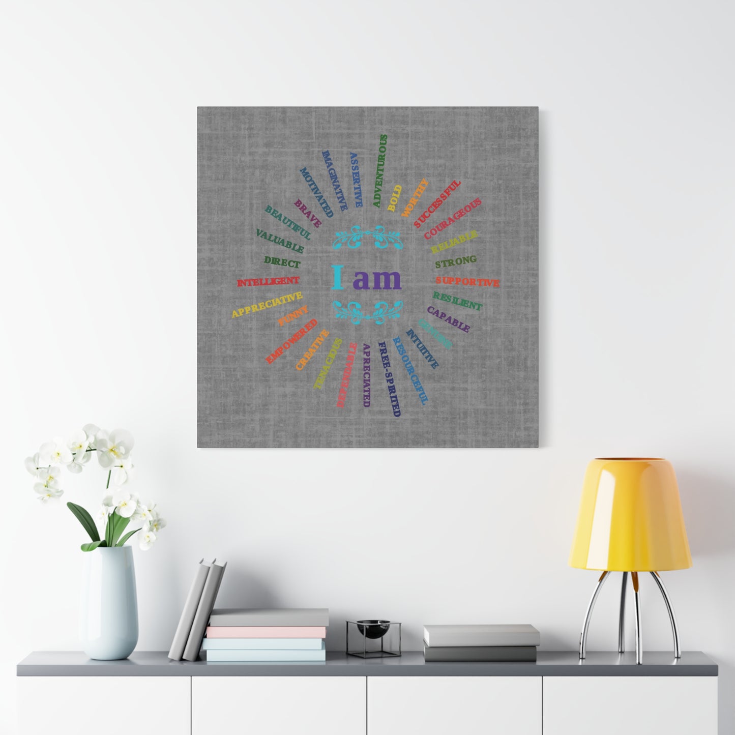 I AM - Empowering Suicide Prevention Awareness Canvas