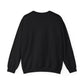 Crewneck sweatshirt designed for suicide prevention awareness, promoting mental health and support.